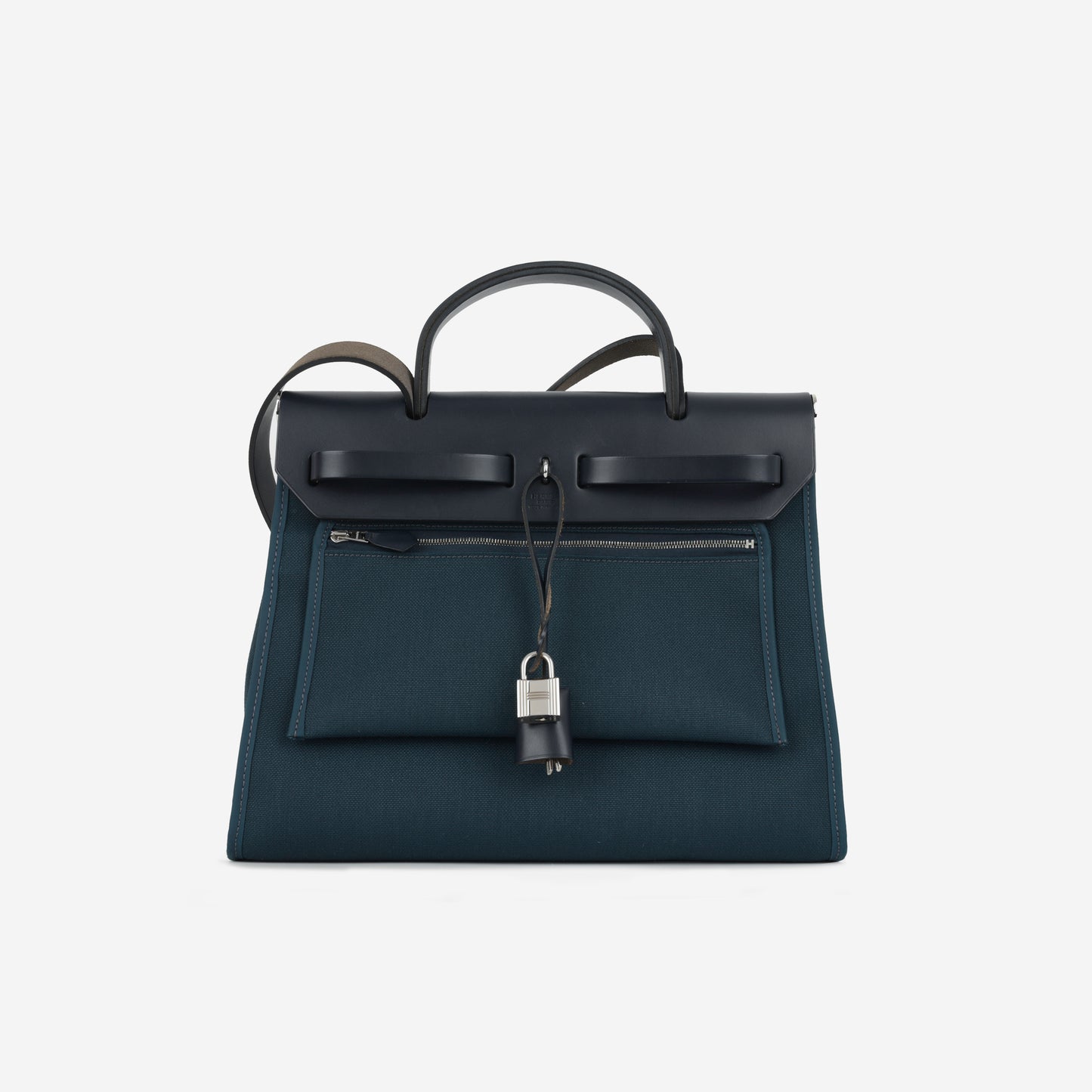 Hermès Herbag 31 - Bleu Ocean Canvas /  Indigo Hunter | Palladium Hardware
