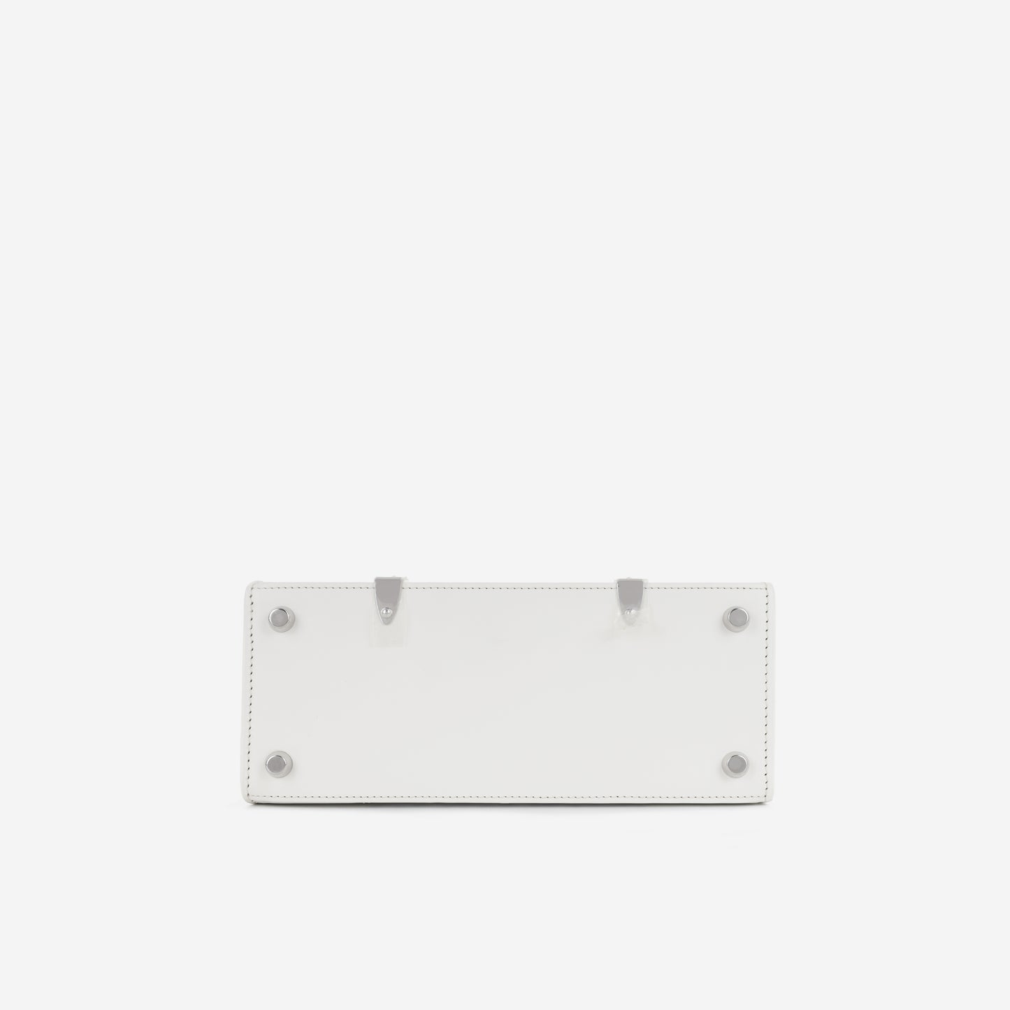 Goyard Saïgon Structuré PM Bag - White Goyardine / Calfskin | Palladium Hardware