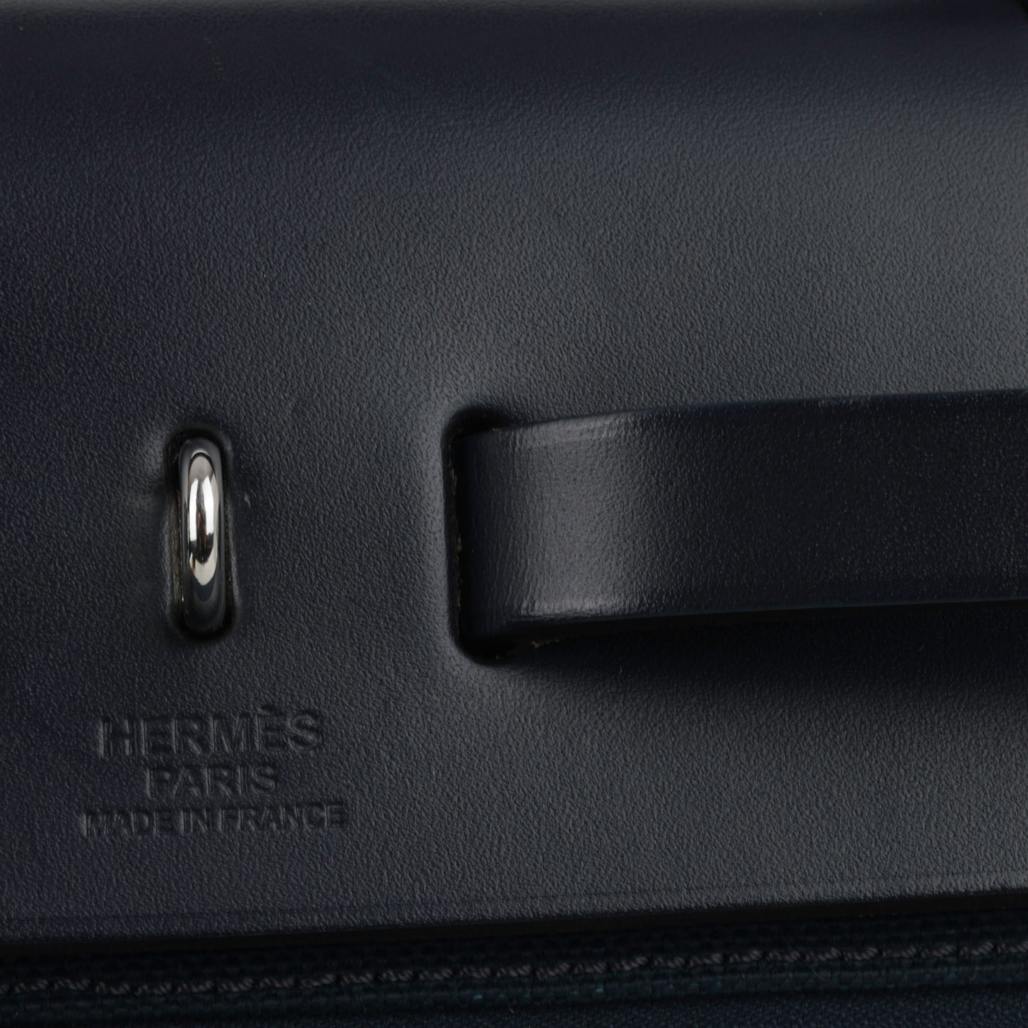 Hermès Herbag 31 - Bleu Ocean Canvas /  Indigo Hunter | Palladium Hardware