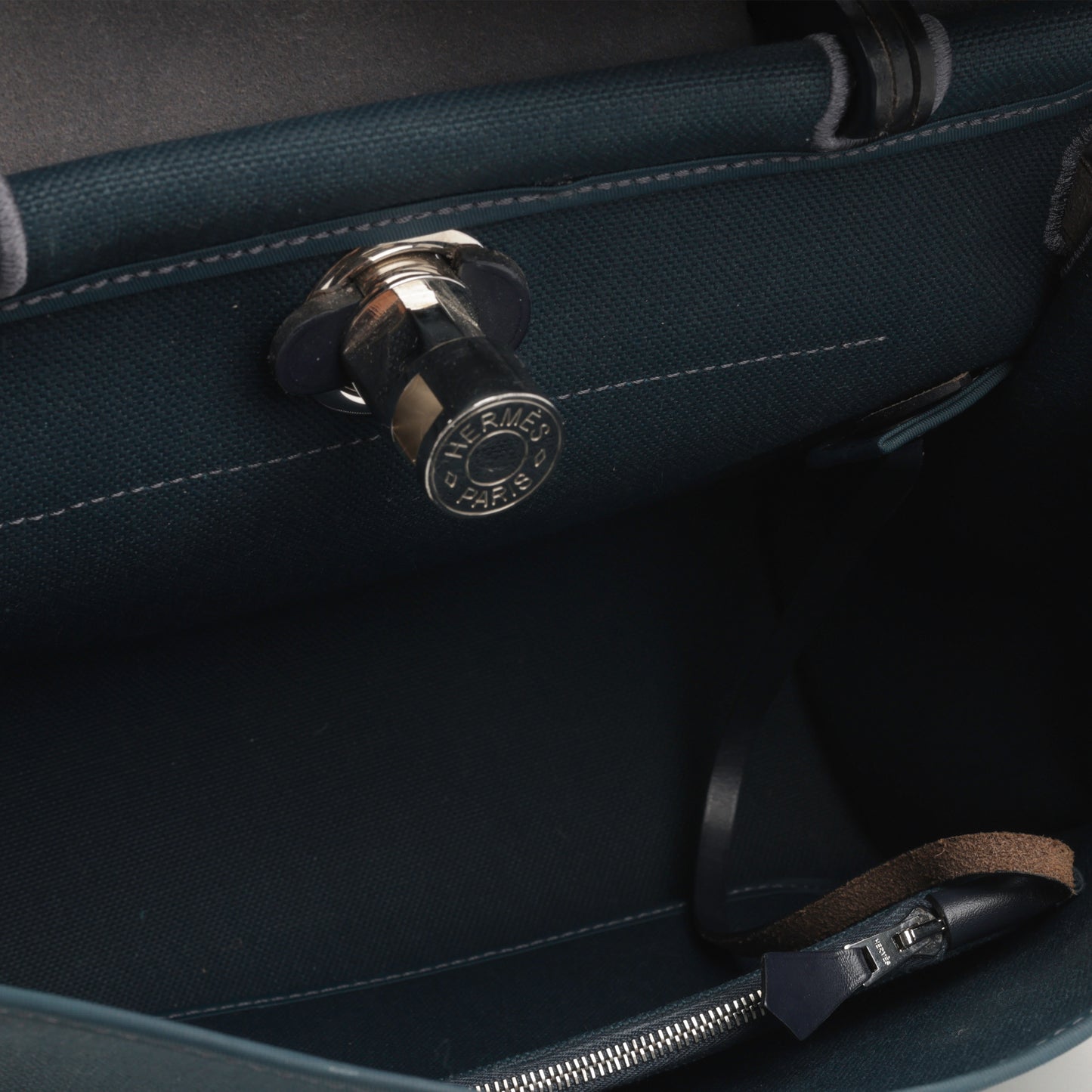 Hermès Herbag 31 - Bleu Ocean Canvas /  Indigo Hunter | Palladium Hardware