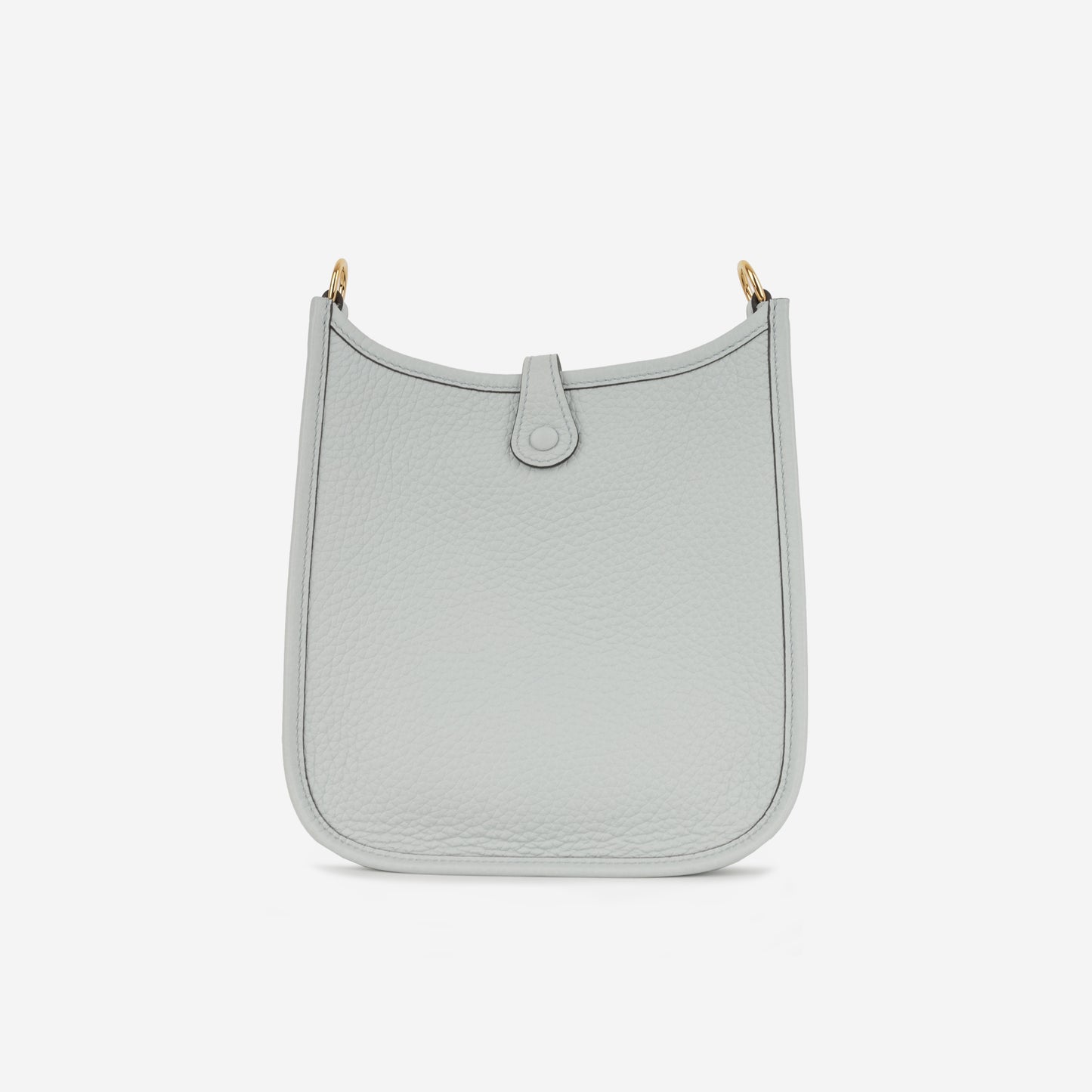 Hermès Evelyne TPM - Blue Pale Clemence / Nata Strap | Gold Hardware