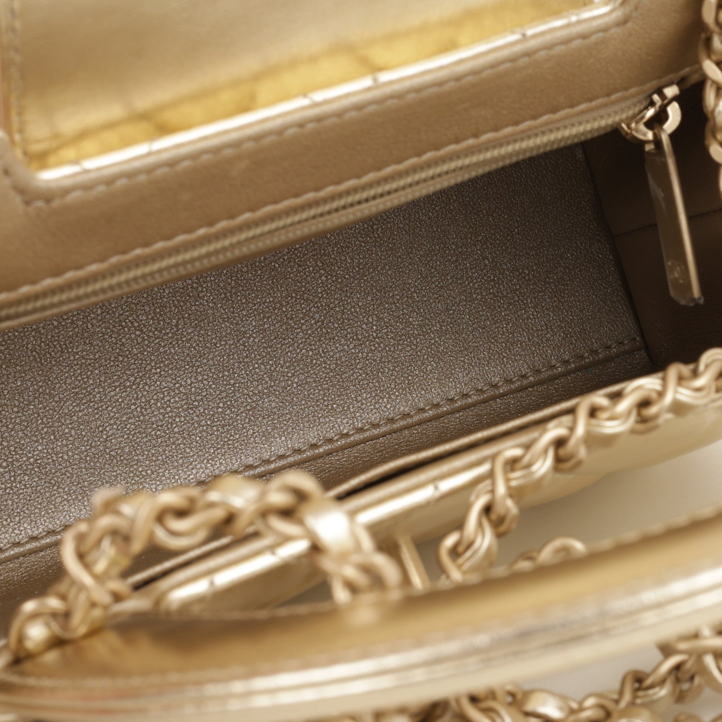 Small Kelly Re-Edition - Champagne Metallic Lambskin | Champagne Gold Hardware