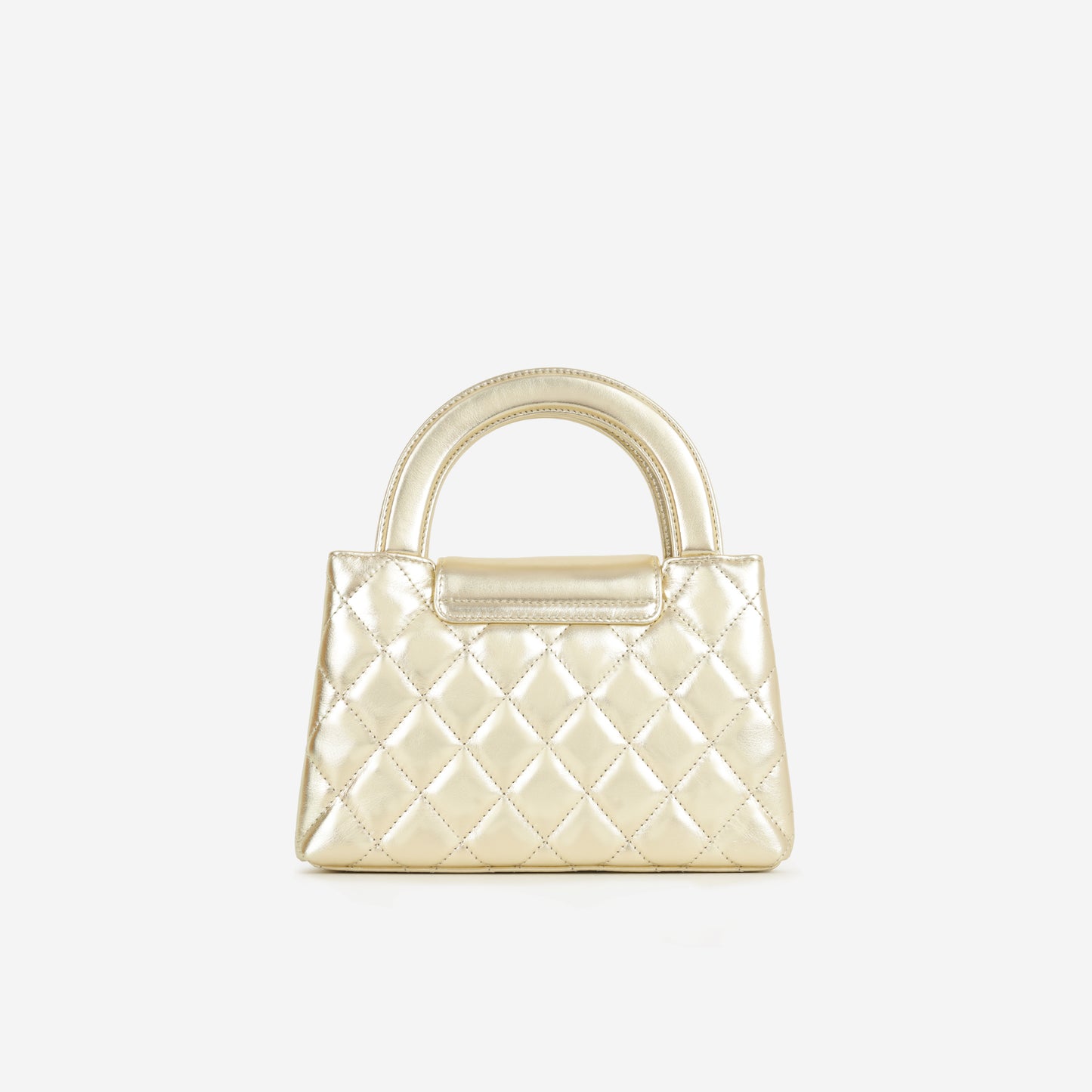 Small Kelly Re-Edition - Champagne Metallic Lambskin | Champagne Gold Hardware