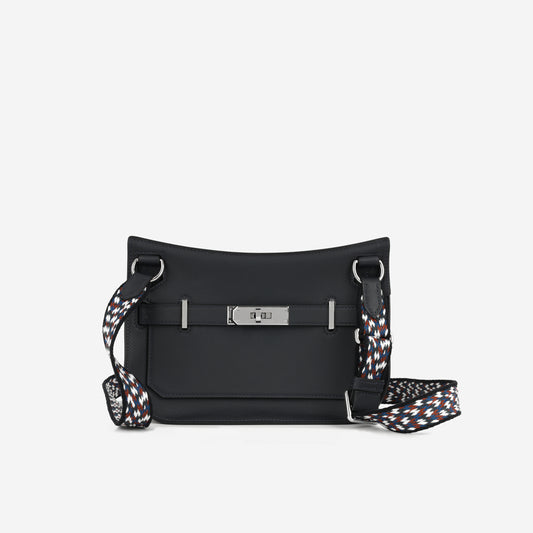 Hermès - Mini Jypsiere - Caban Swift/Multicolour Strap | Palladium Hardware