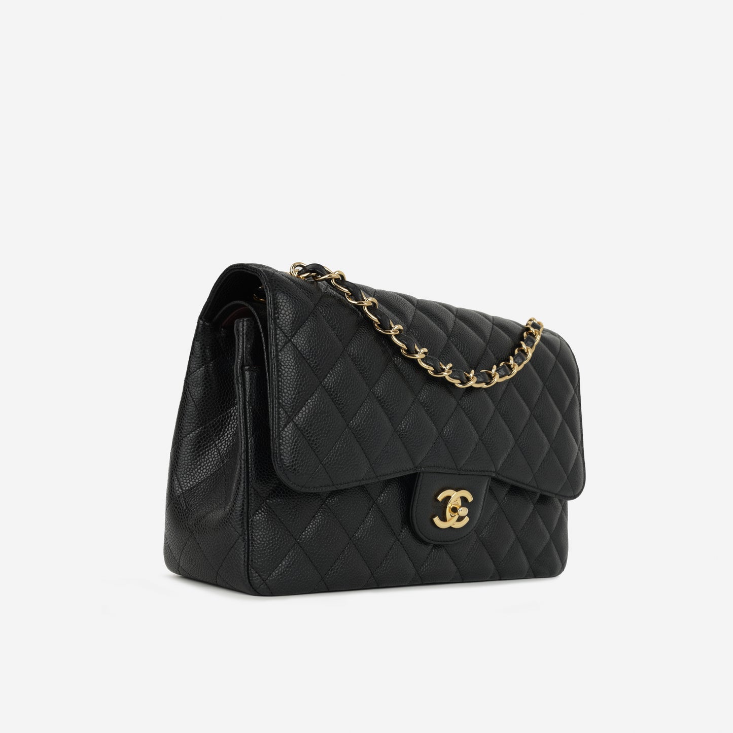 Chanel Classic Jumbo Double Flap - Black Caviar | Gold Hardware