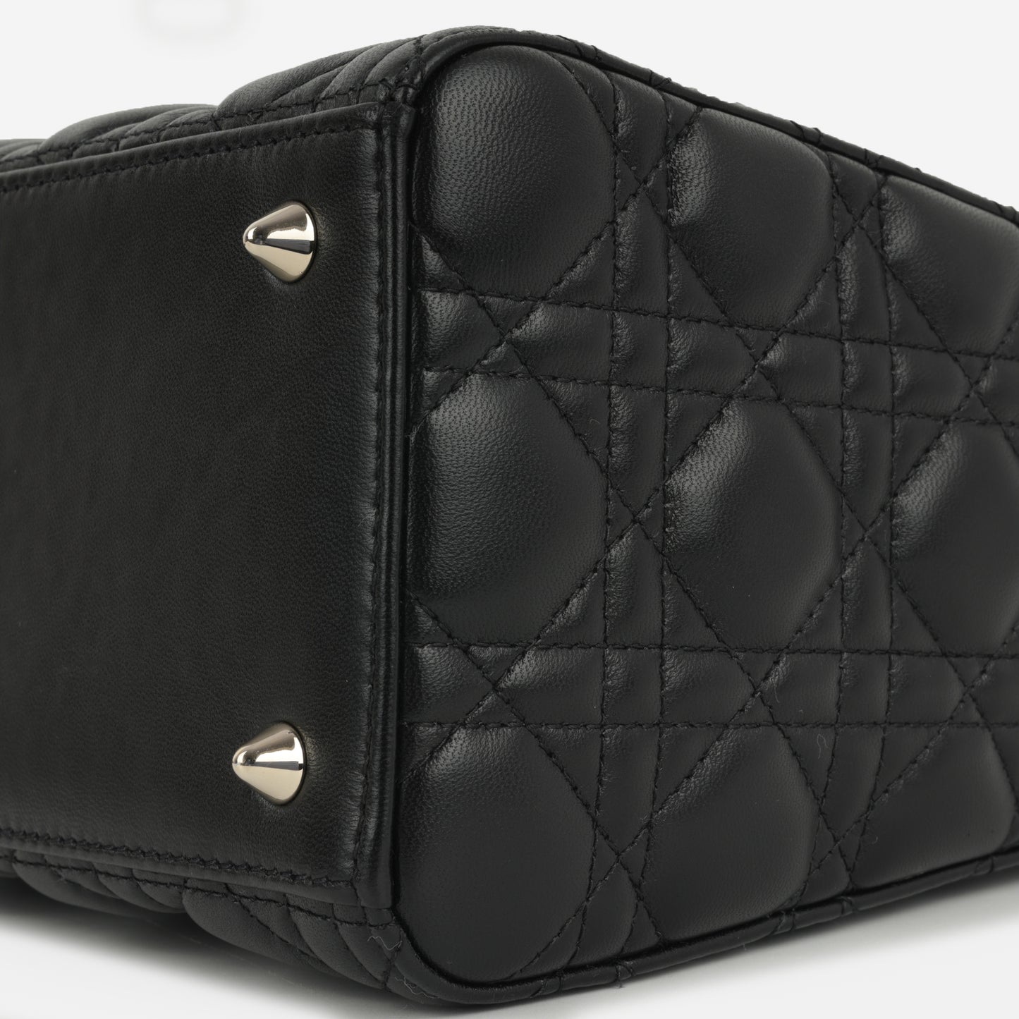 Dior Medium Lady Dior - Black Lambskin | Champagne Gold Hardware