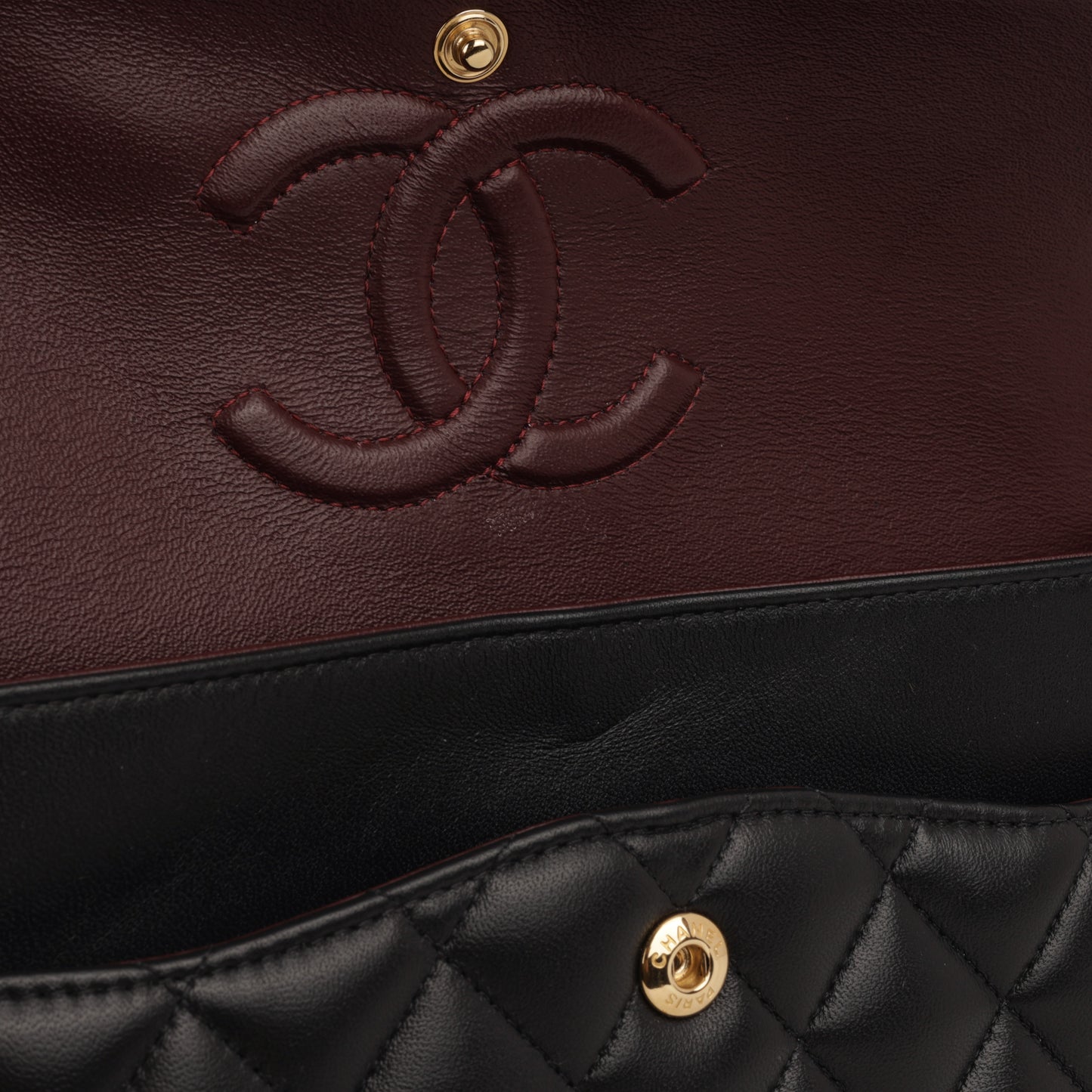 Chanel Medium Classic Flap - Black Lambskin | Gold Hardware