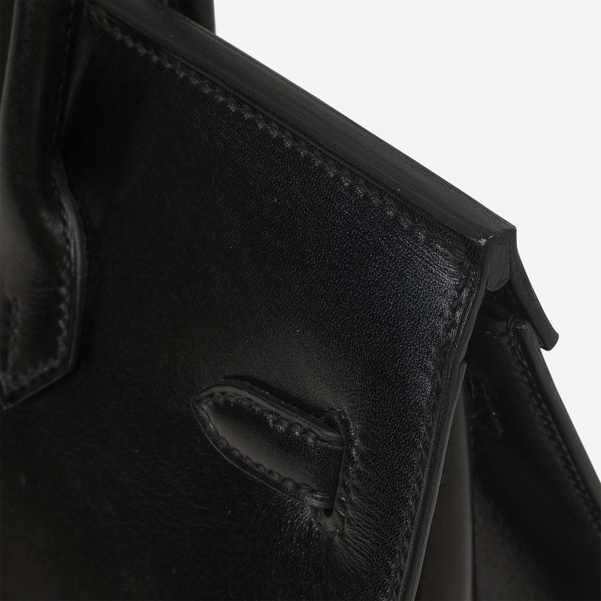 Hermès Birkin 25 - Noir Box Calf Sellier | Gold Hardware