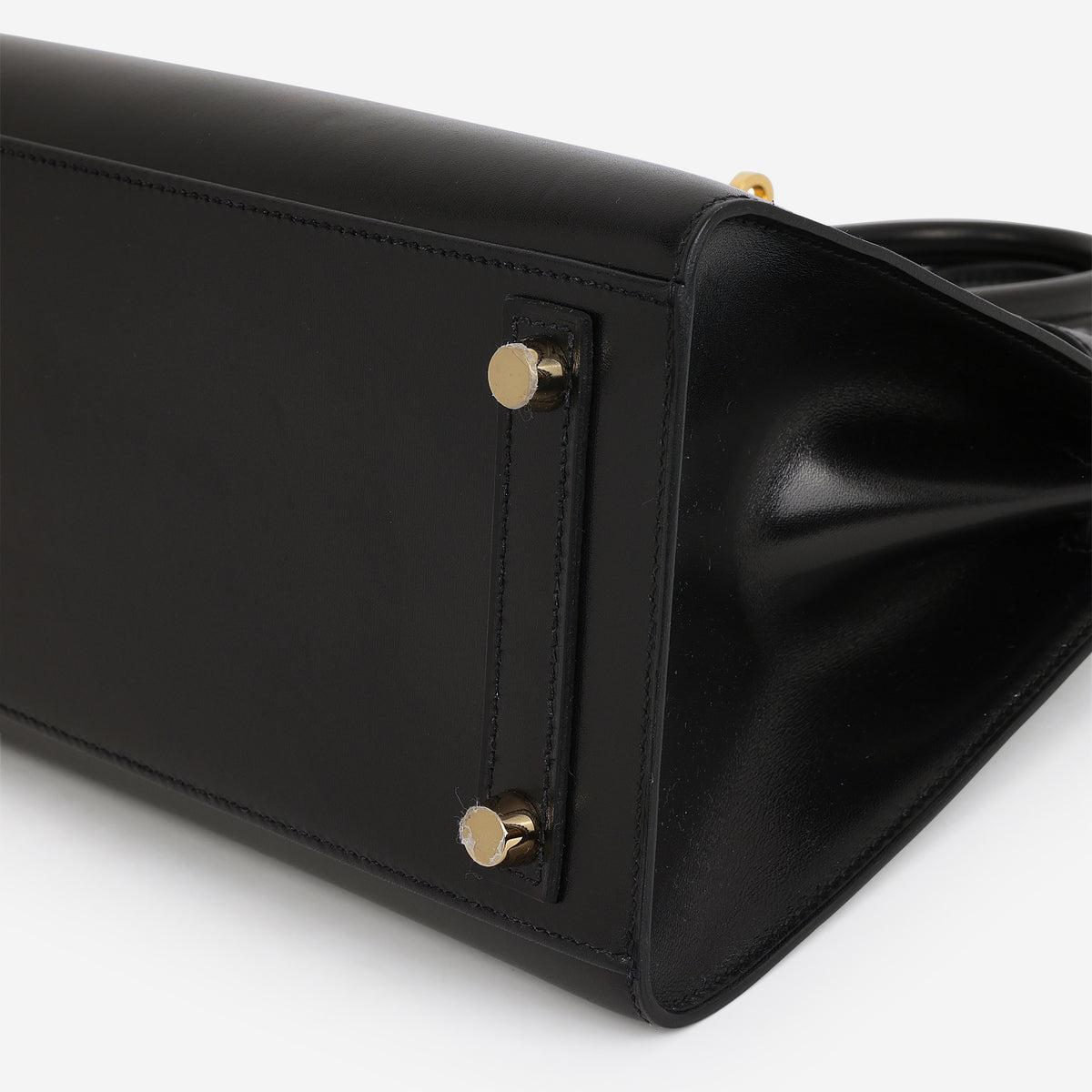 Hermès Birkin 25 - Noir Box Calf Sellier | Gold Hardware