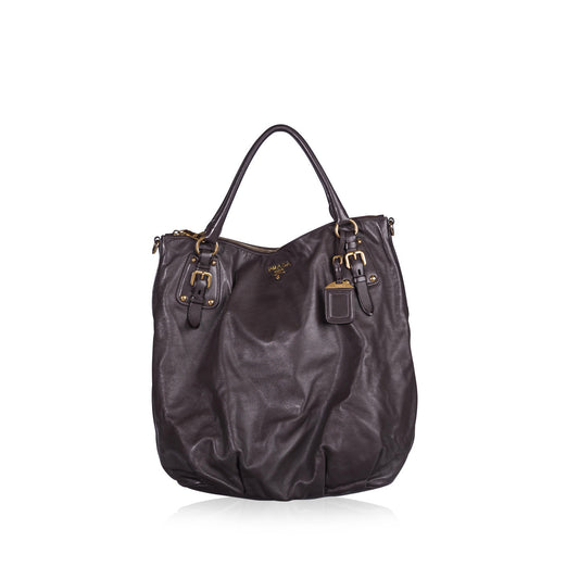 Bruciato Cervo Leather Bauletto