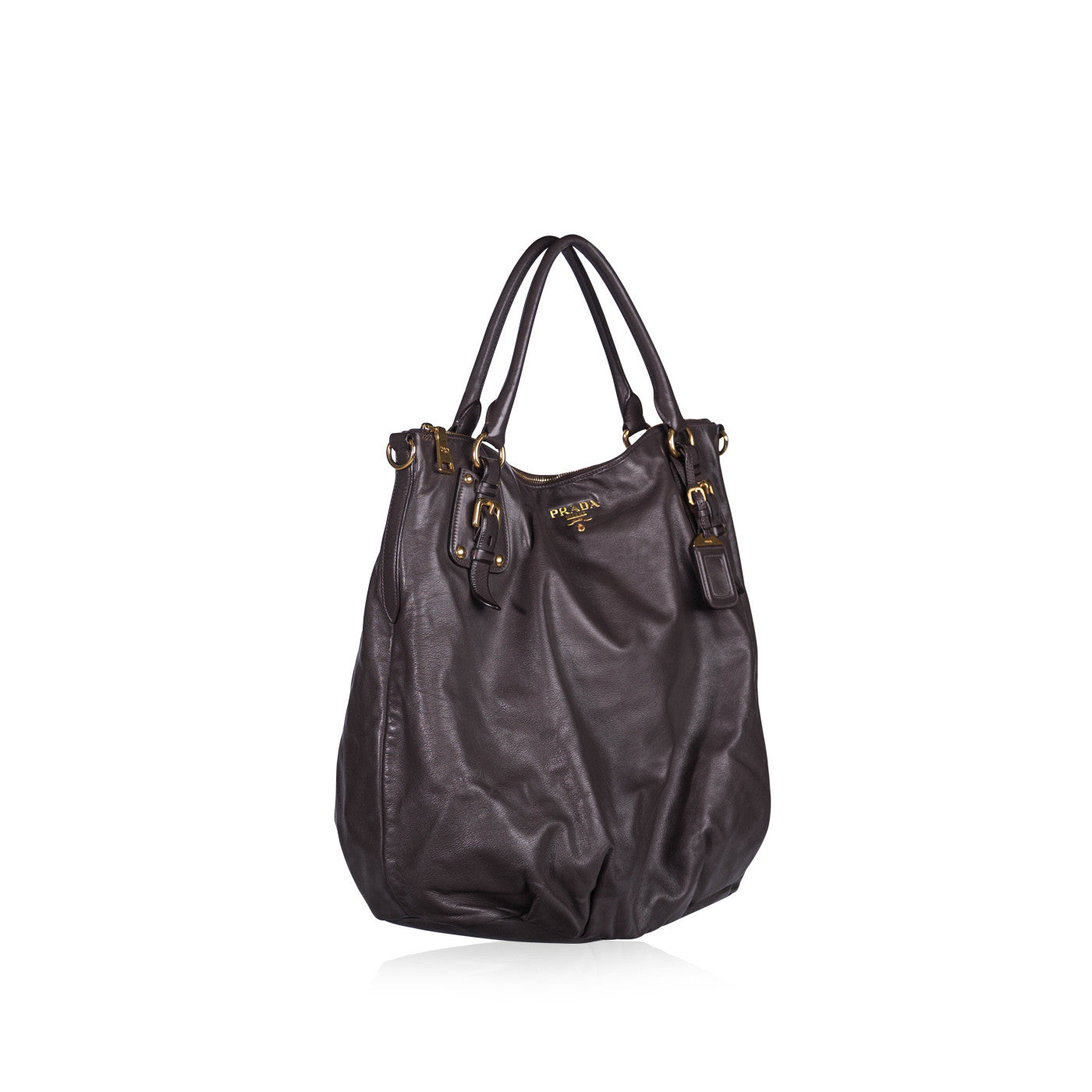 Bruciato Cervo Leather Bauletto