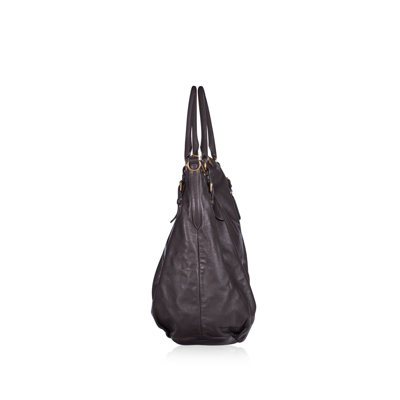 Bruciato Cervo Leather Bauletto