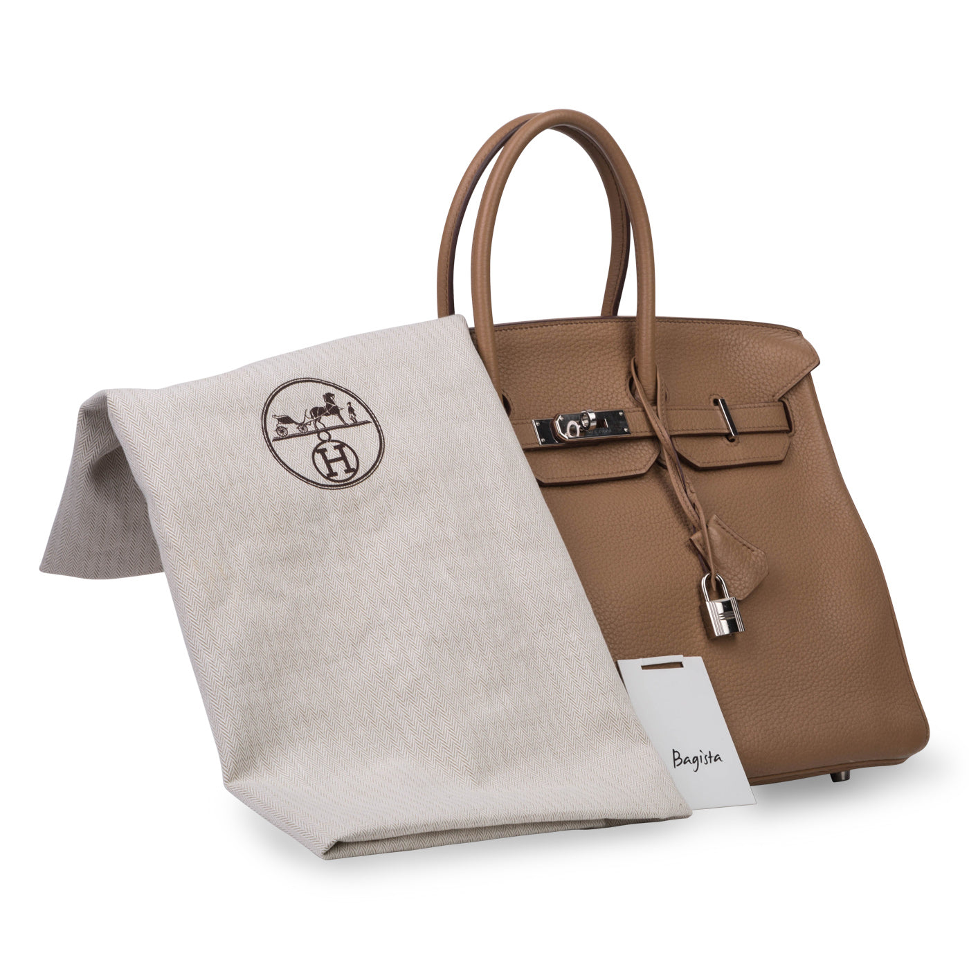 Birkin 35 - Natural Clemence Leather