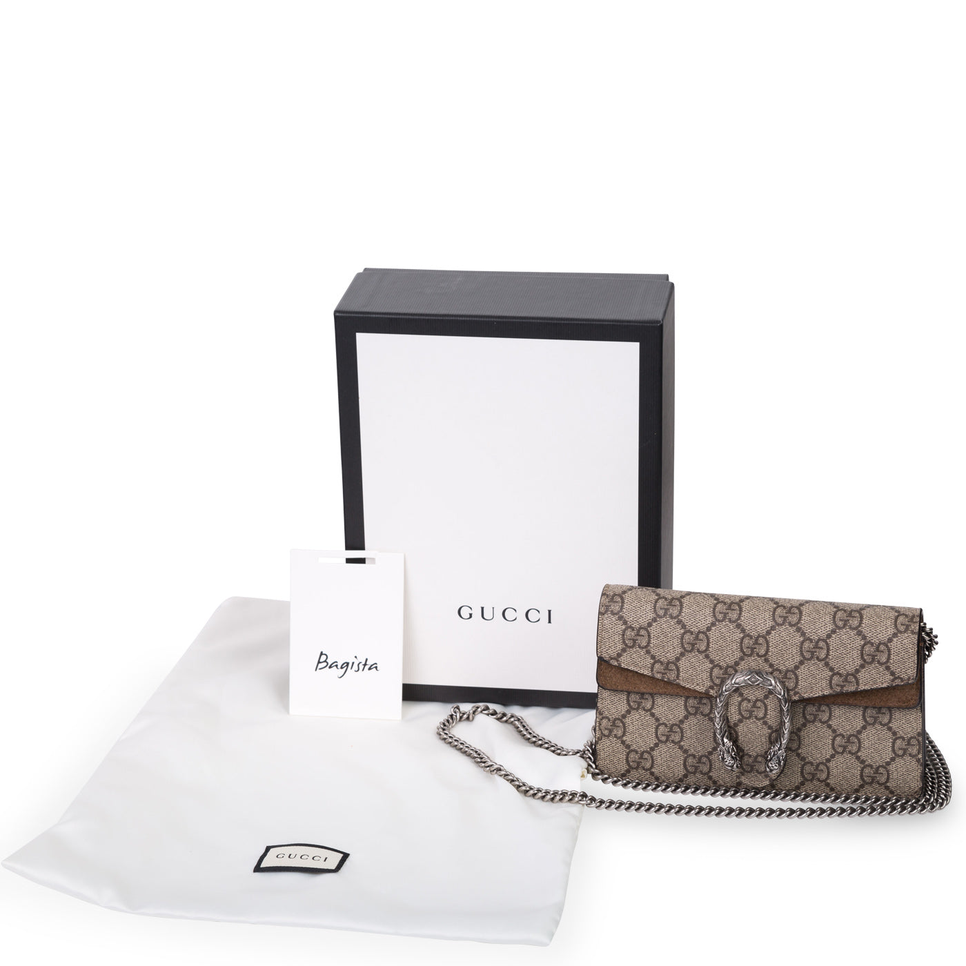 Neuwertig!Gucci Dionysus Super-Mini-Tasche shops aus GG Supreme NP:890€