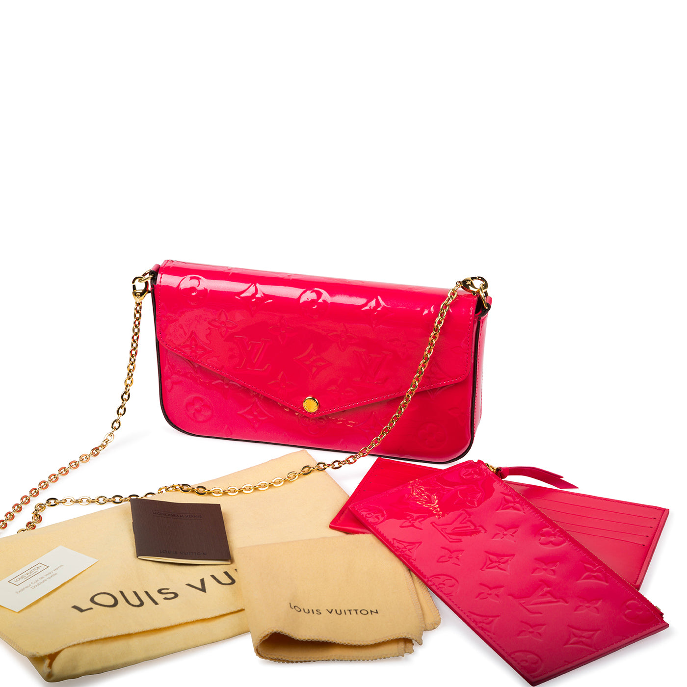 Louis Vuitton Pochette Felicie pink card holder – FriendshopLondon