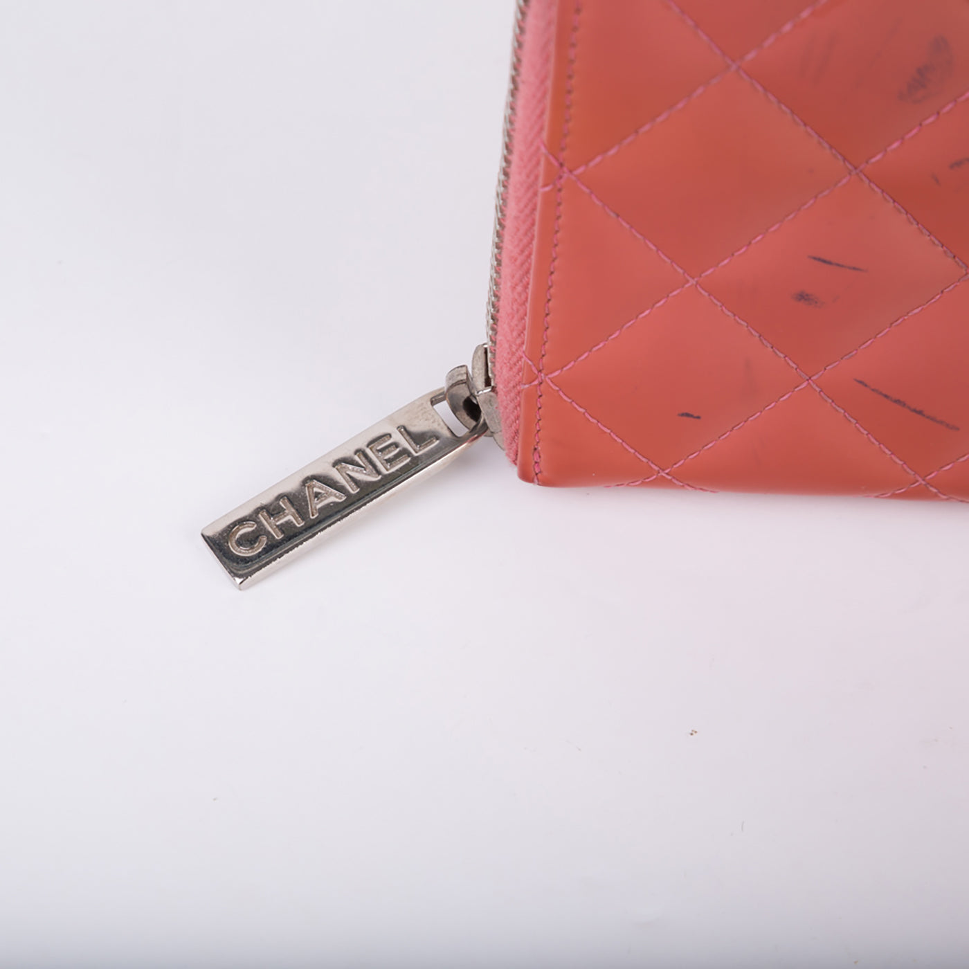 Patent Quilted Wallet