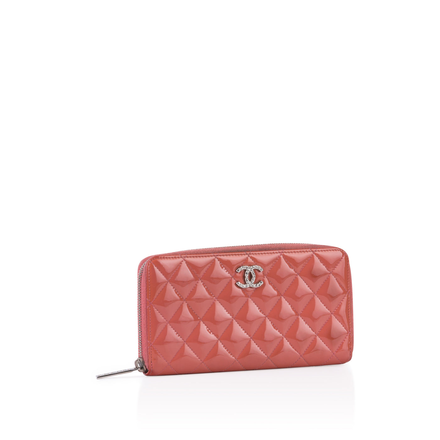 Patent Quilted Wallet