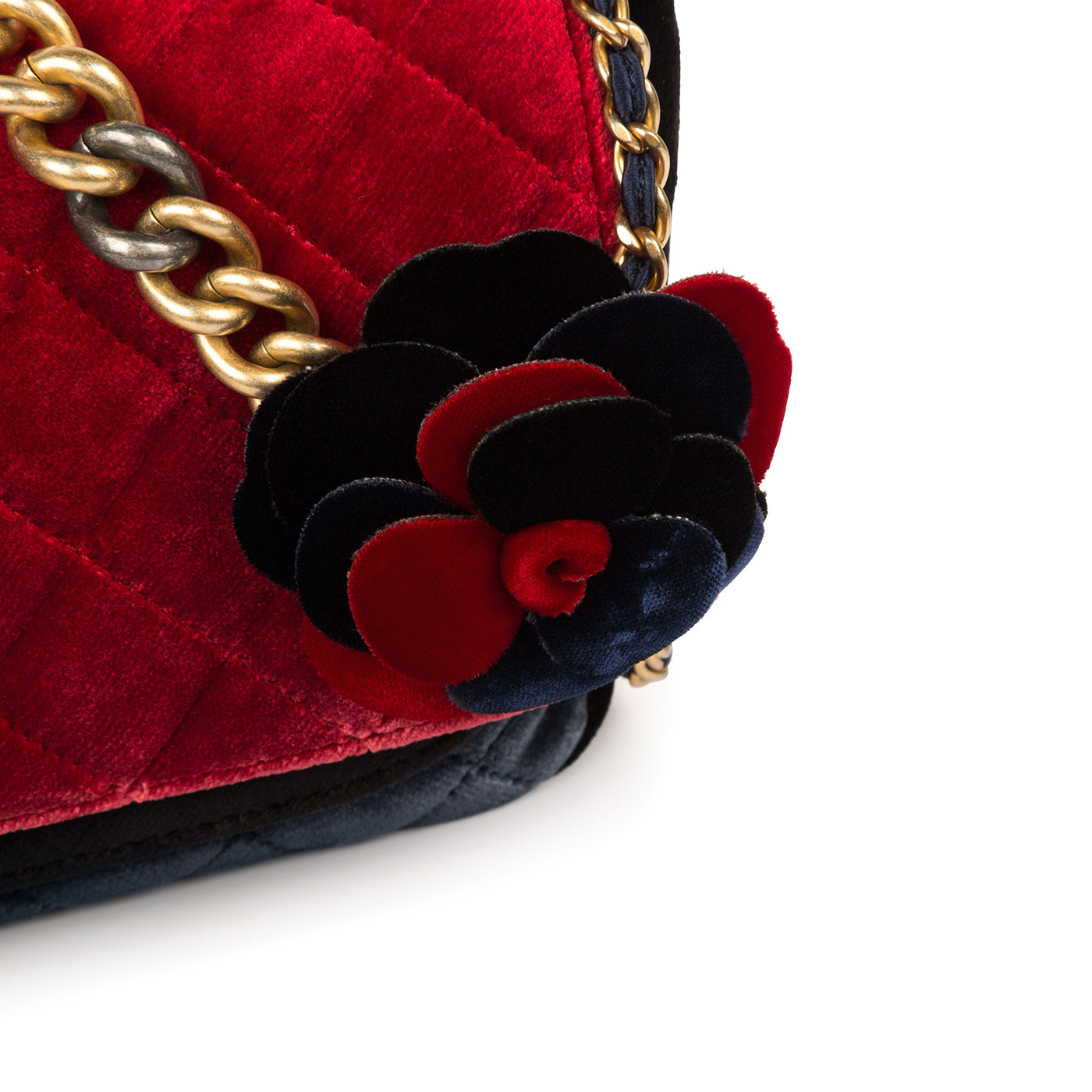 Camellia Flower Flap Bag