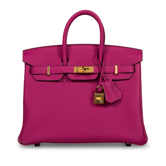 Birkin 25 - Rose Poupre Togo - GHW