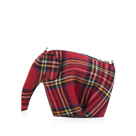 Elephant Mini Bag in Tartan