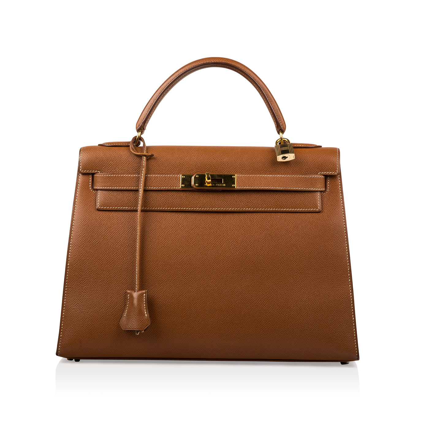 HERMES Courchevel Kelly Sellier 32 Noisette 1296702