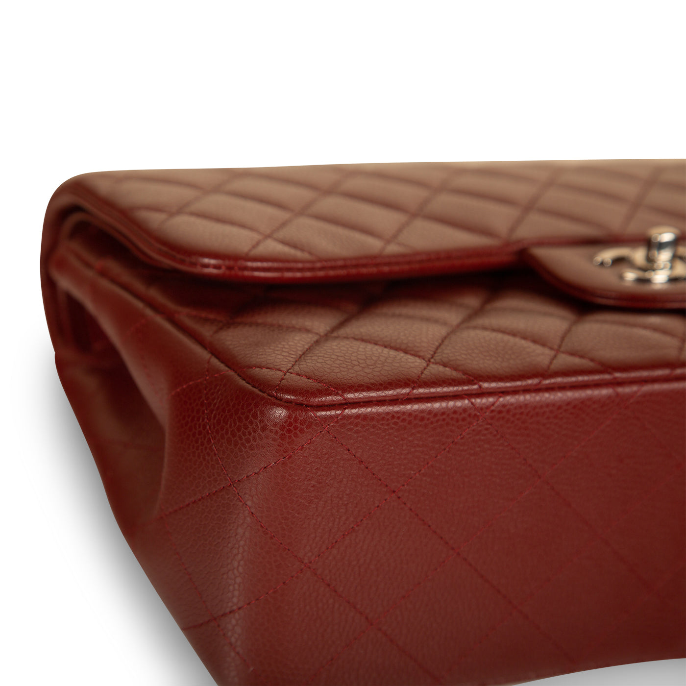 Chanel - Classic Flap Bag - Jumbo - Red Caviar