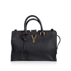 Blue YSL Cabas Chyc Classique Tote Bag