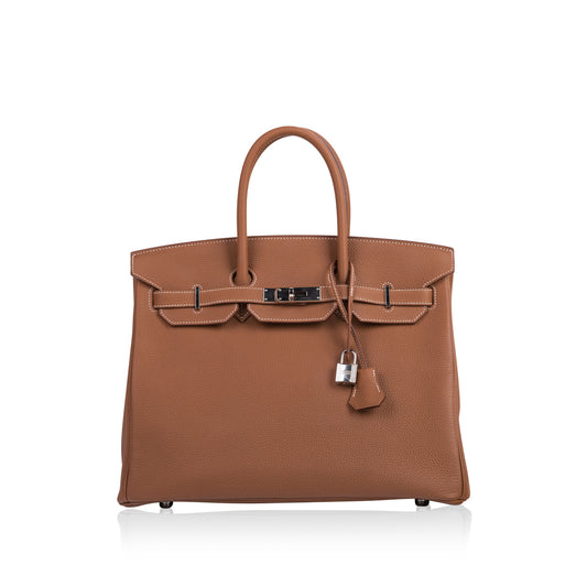 Birkin 35 - Gold Togo