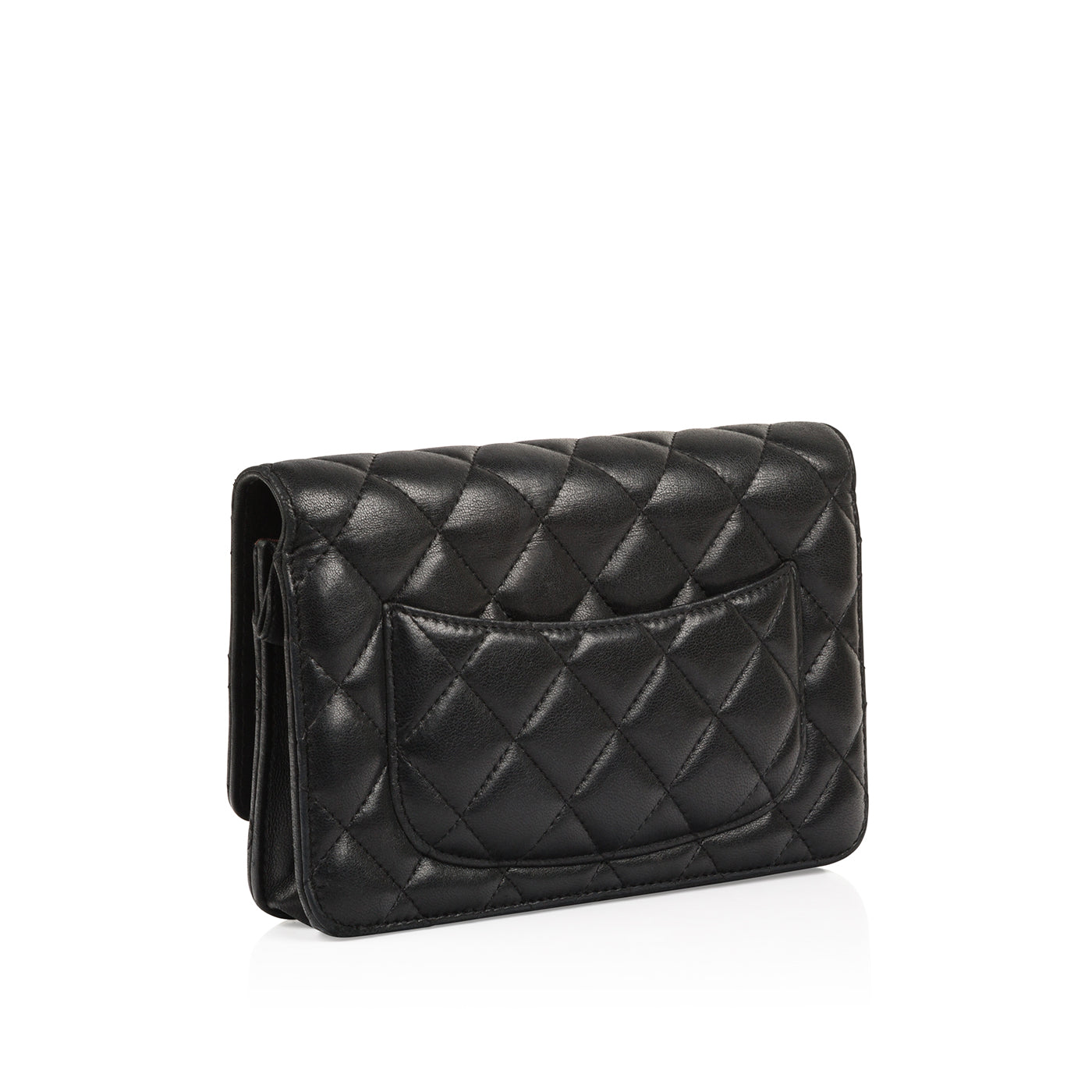 Classic Wallet on Chain in Lambskin