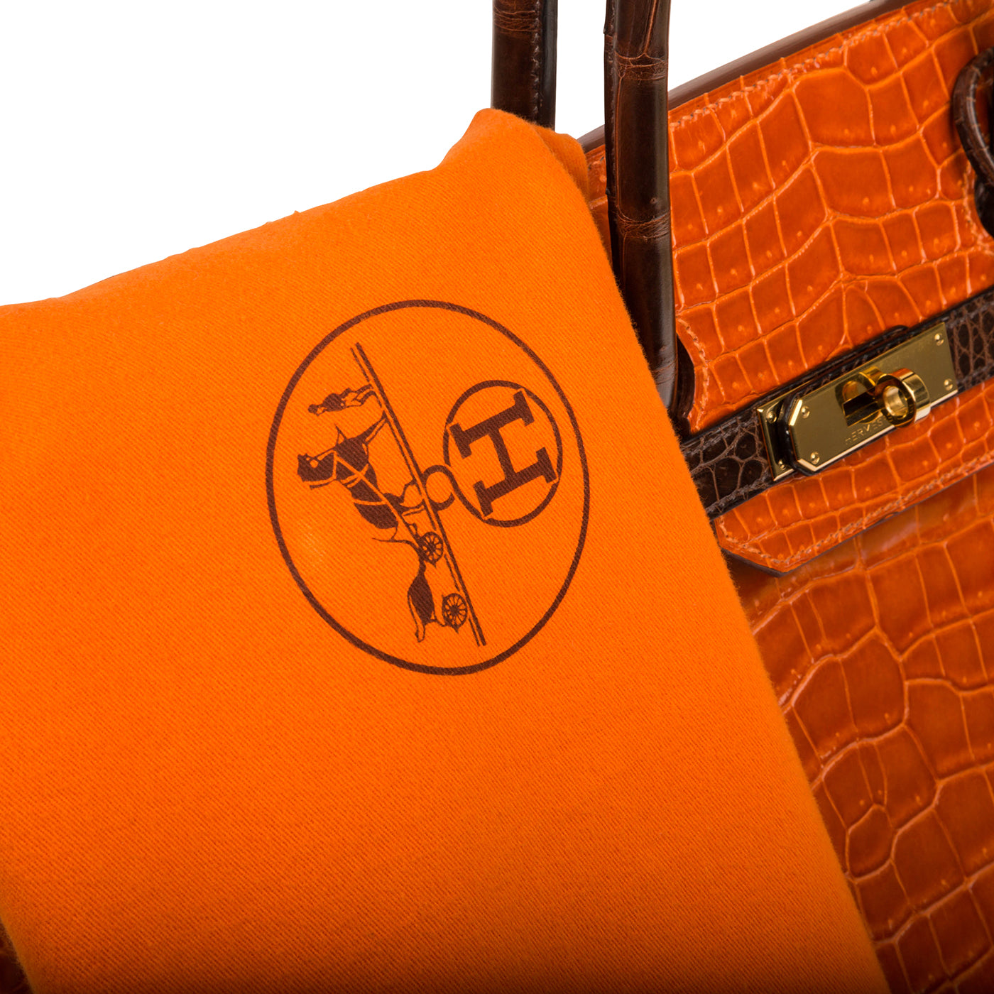 HERMES BIRKIN 35 Handbag Vibrato Calf Purple Orange Ebene □G 45652