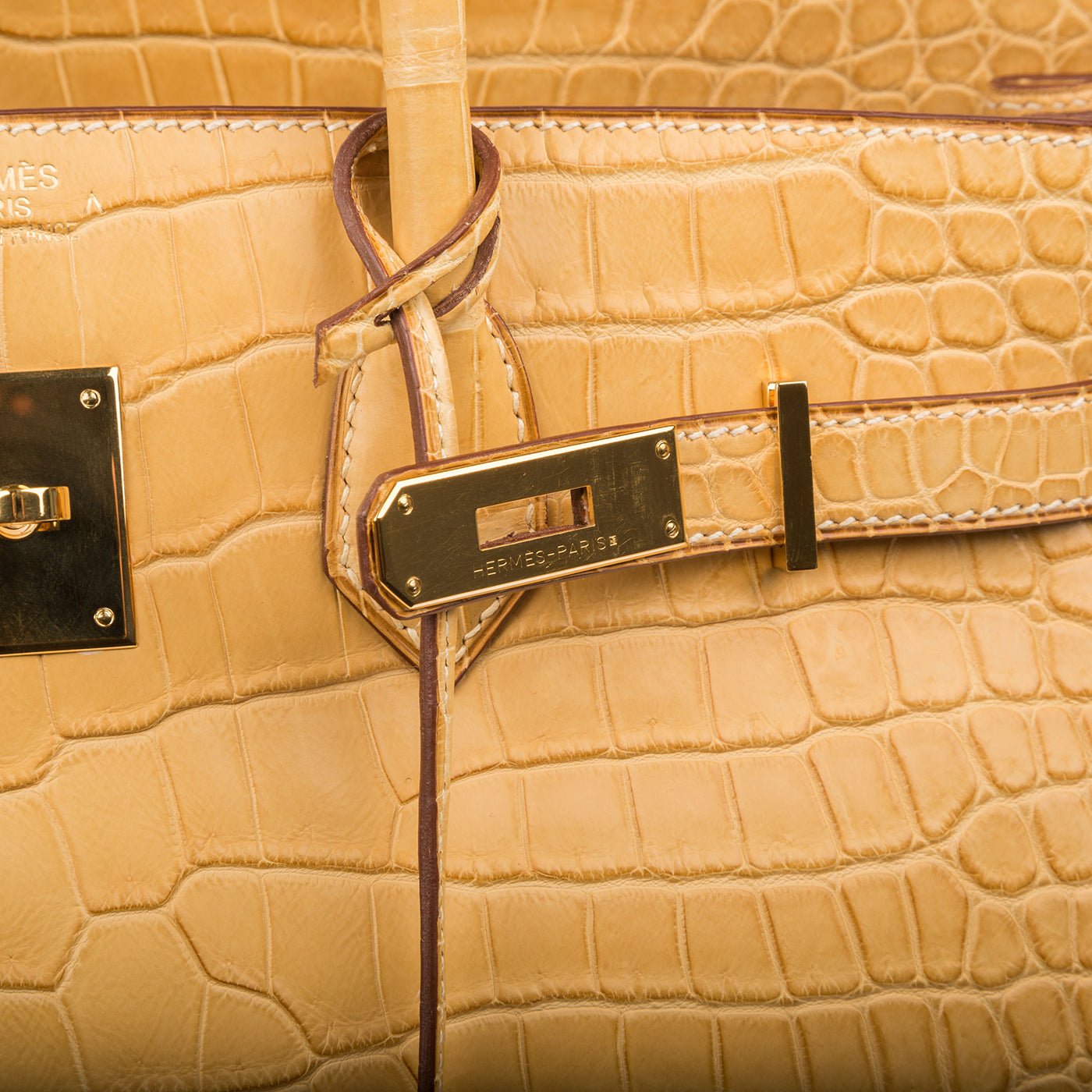 Birkin 35 - Mais - Matte Porous Crocodile