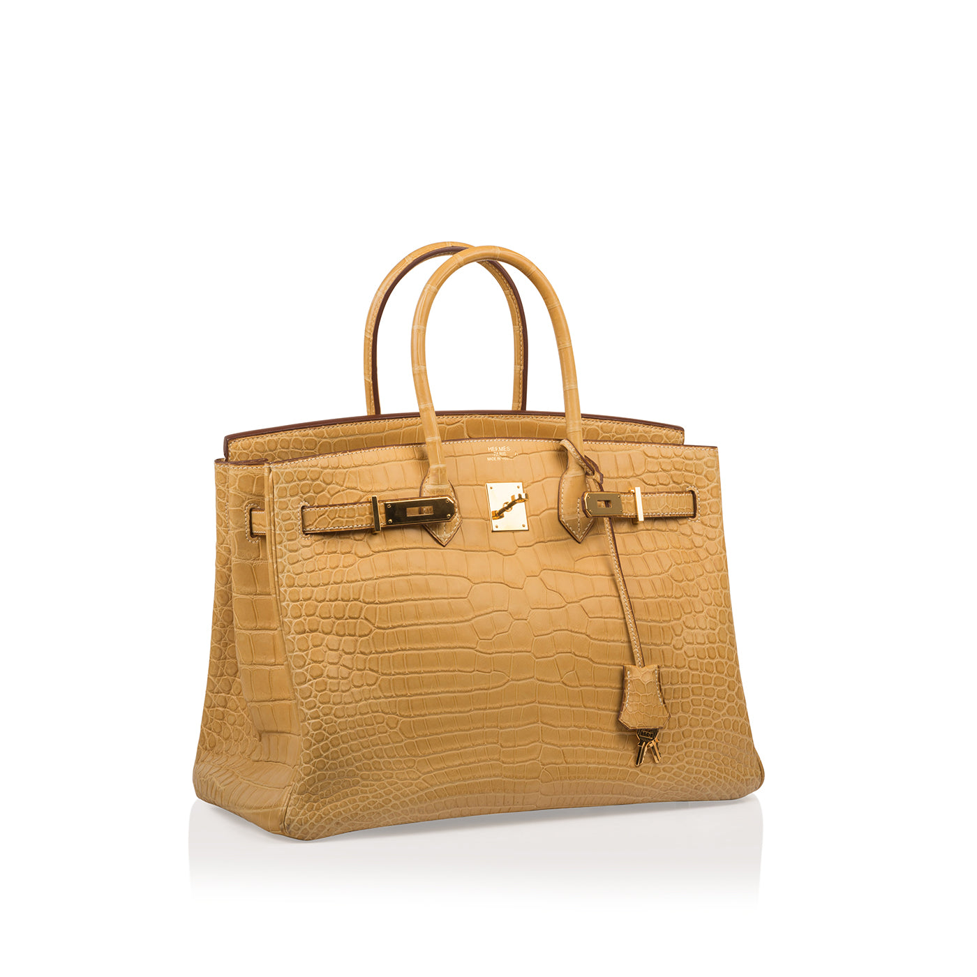 Birkin 35 - Mais - Matte Porous Crocodile