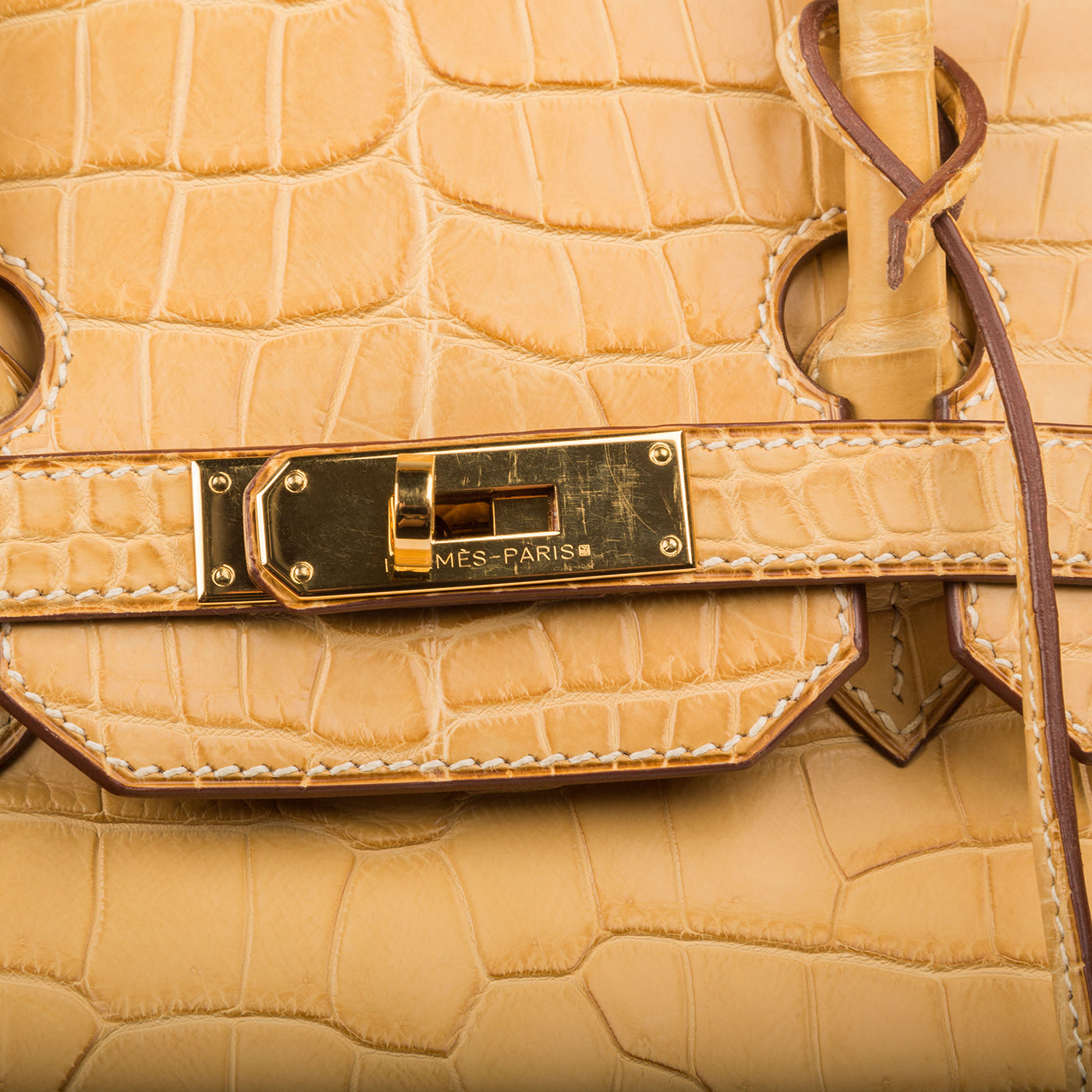 Birkin 35 - Mais - Matte Porous Crocodile