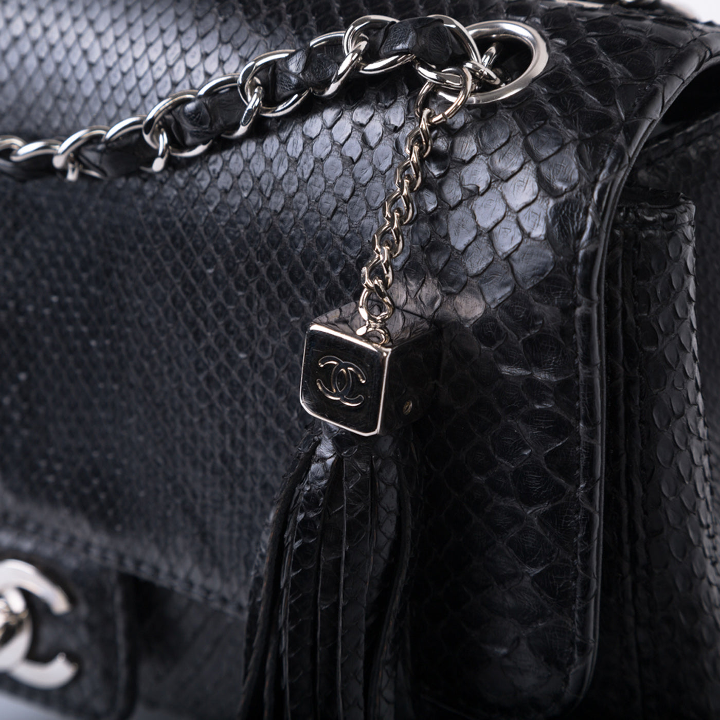 Timeless Python Shoulder Bag