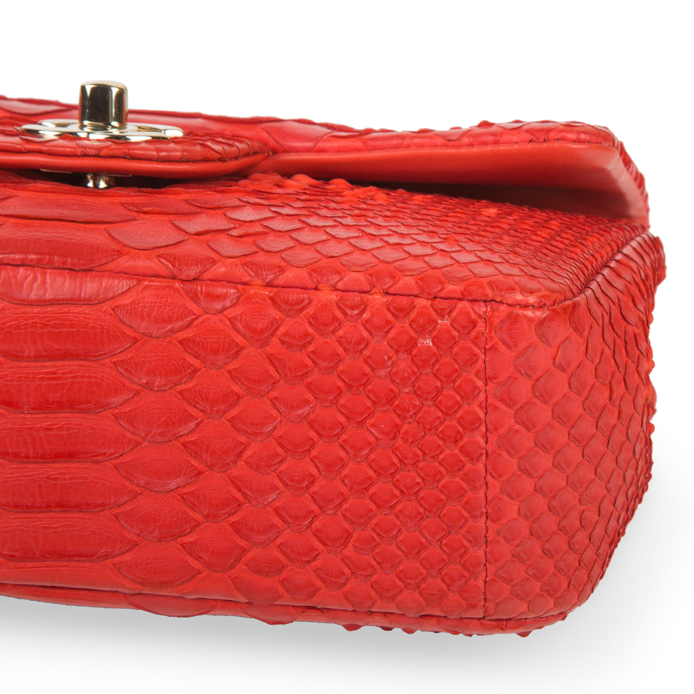 Classic Flap Bag - Mini Rectangular - Python