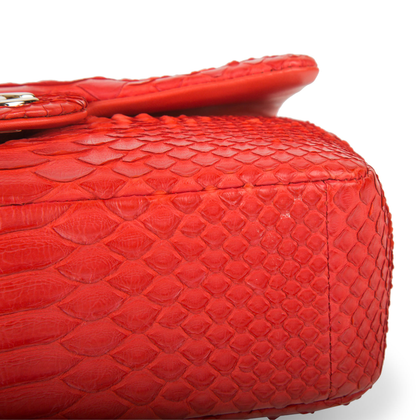 Classic Flap Bag - Mini Rectangular - Python