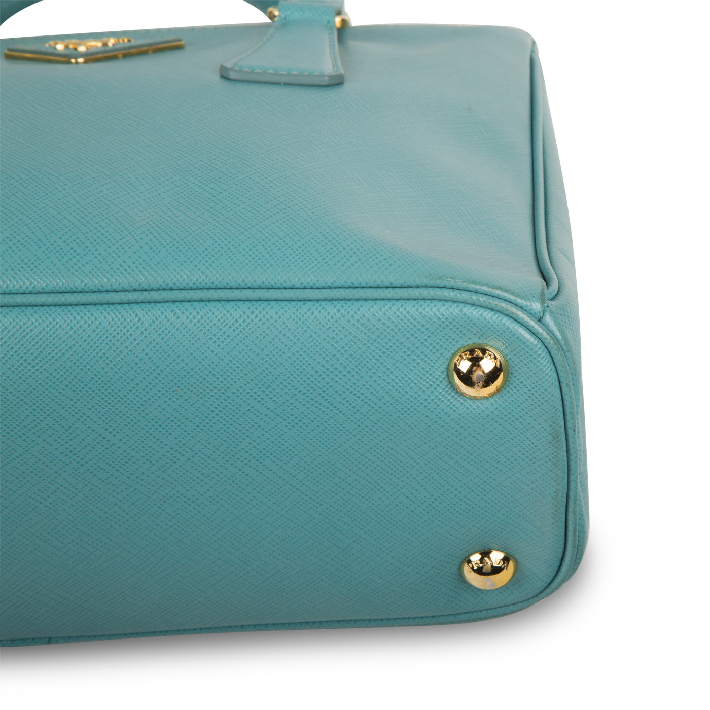 Turquoise Saffiano Small