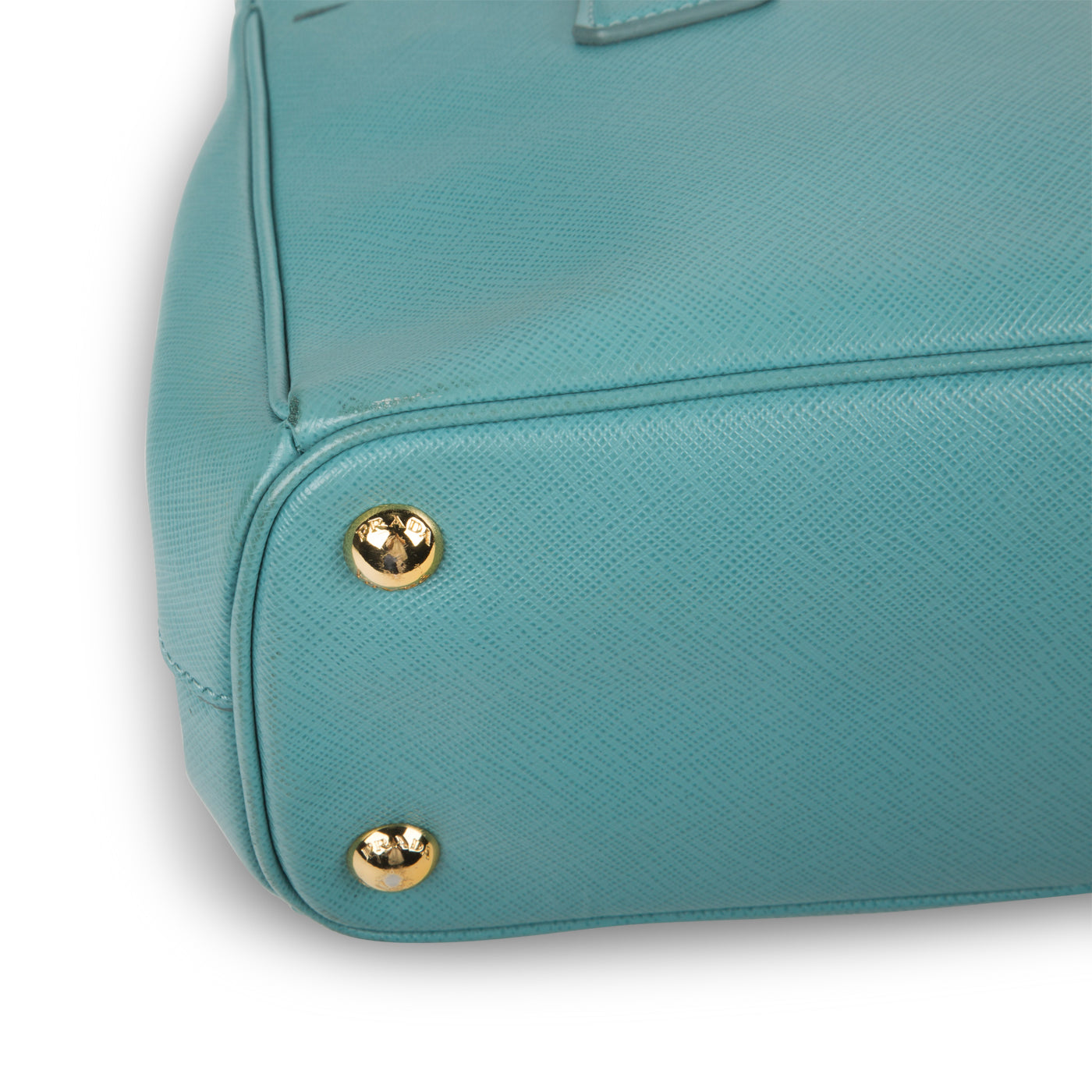 Turquoise Saffiano Small