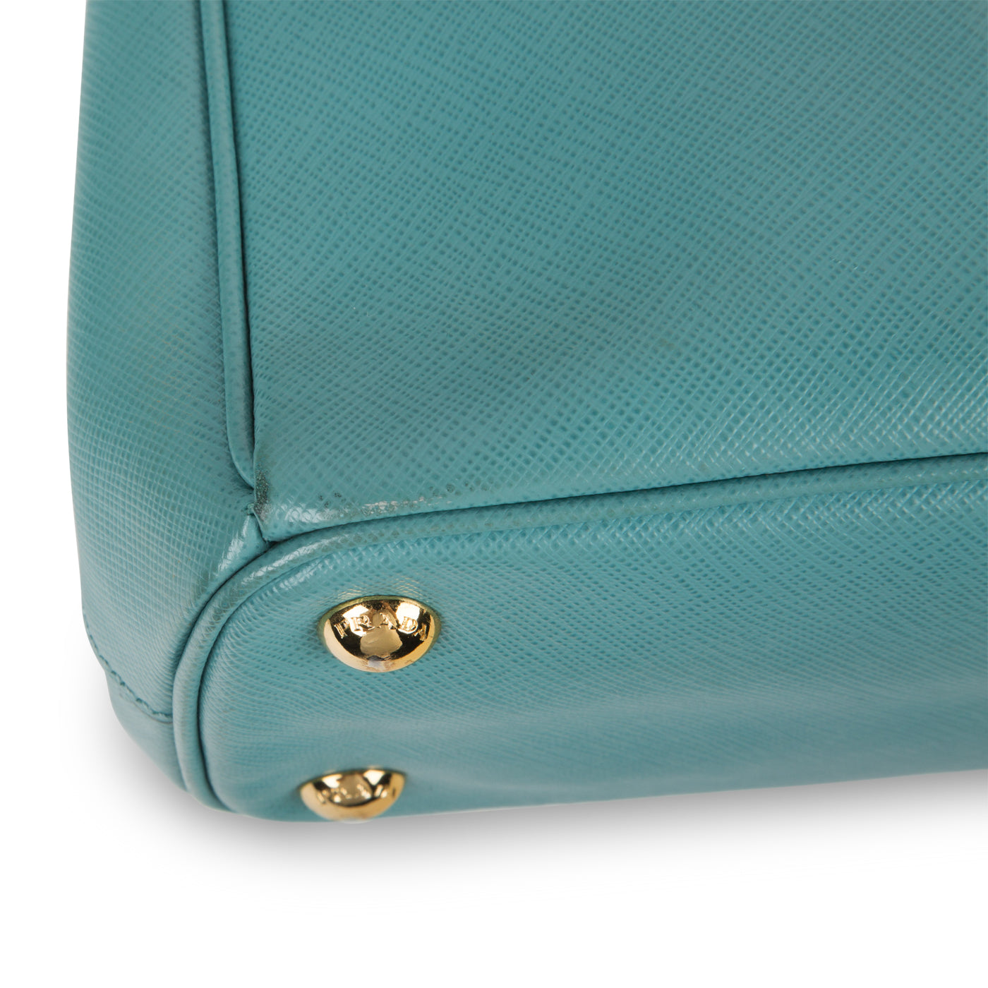 Turquoise Saffiano Small