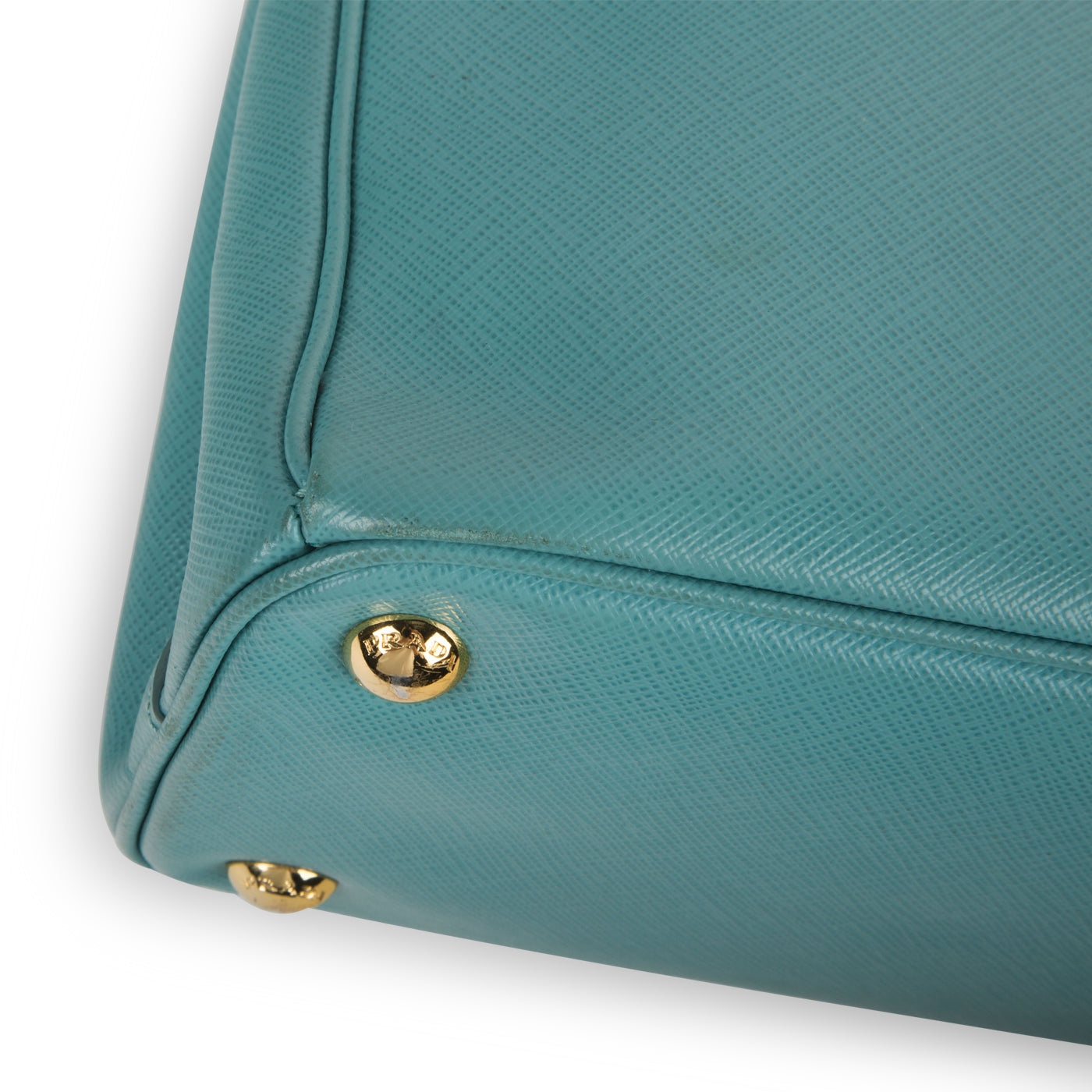 Turquoise Saffiano Small