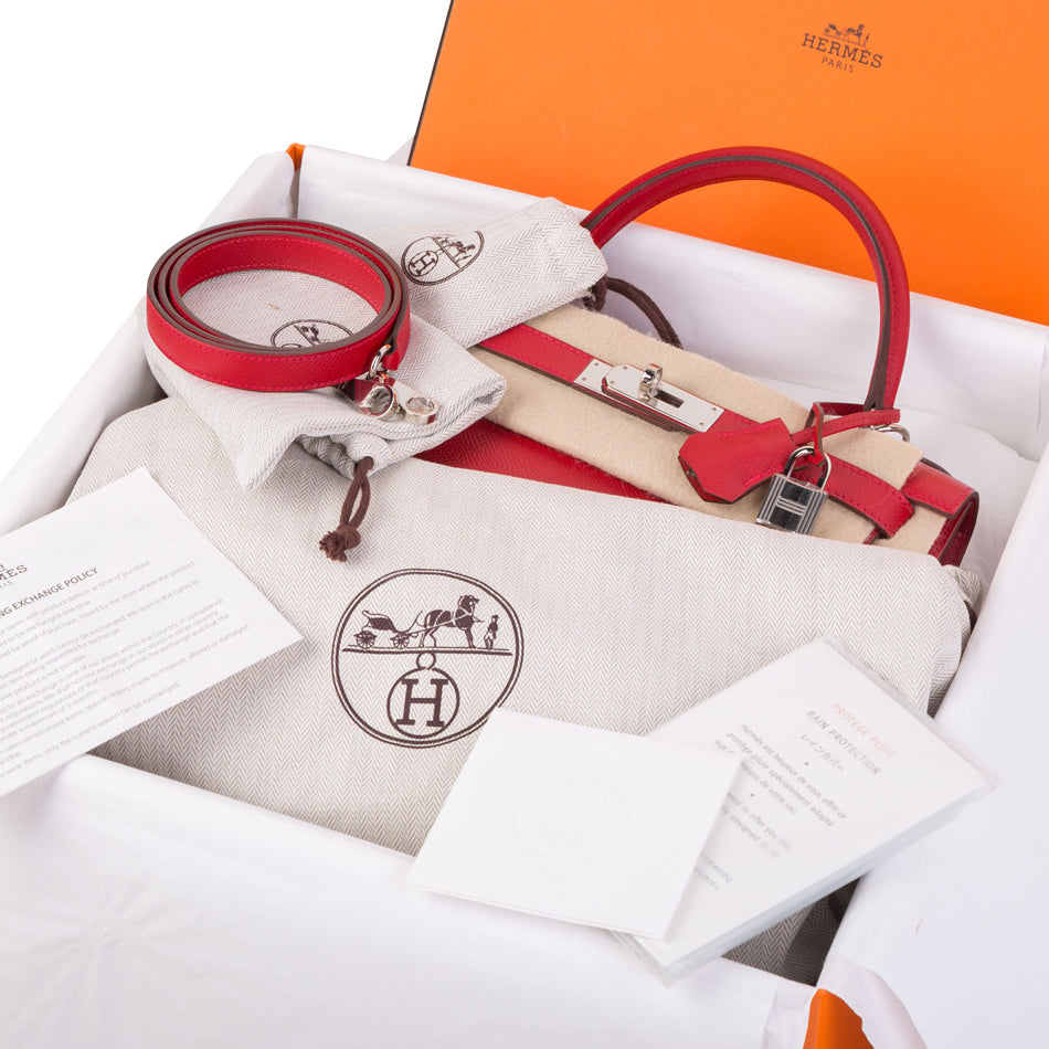 High Merchant - Hermès Kelly Epsom 28cm Rouge Casaque for