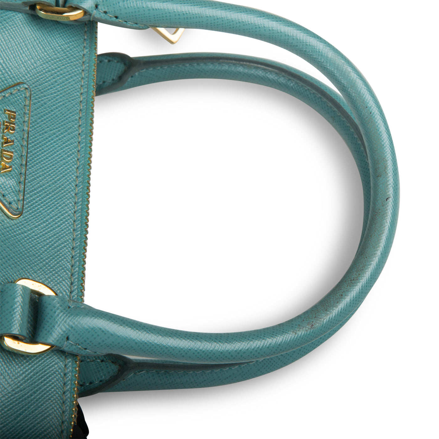 Turquoise Saffiano Small