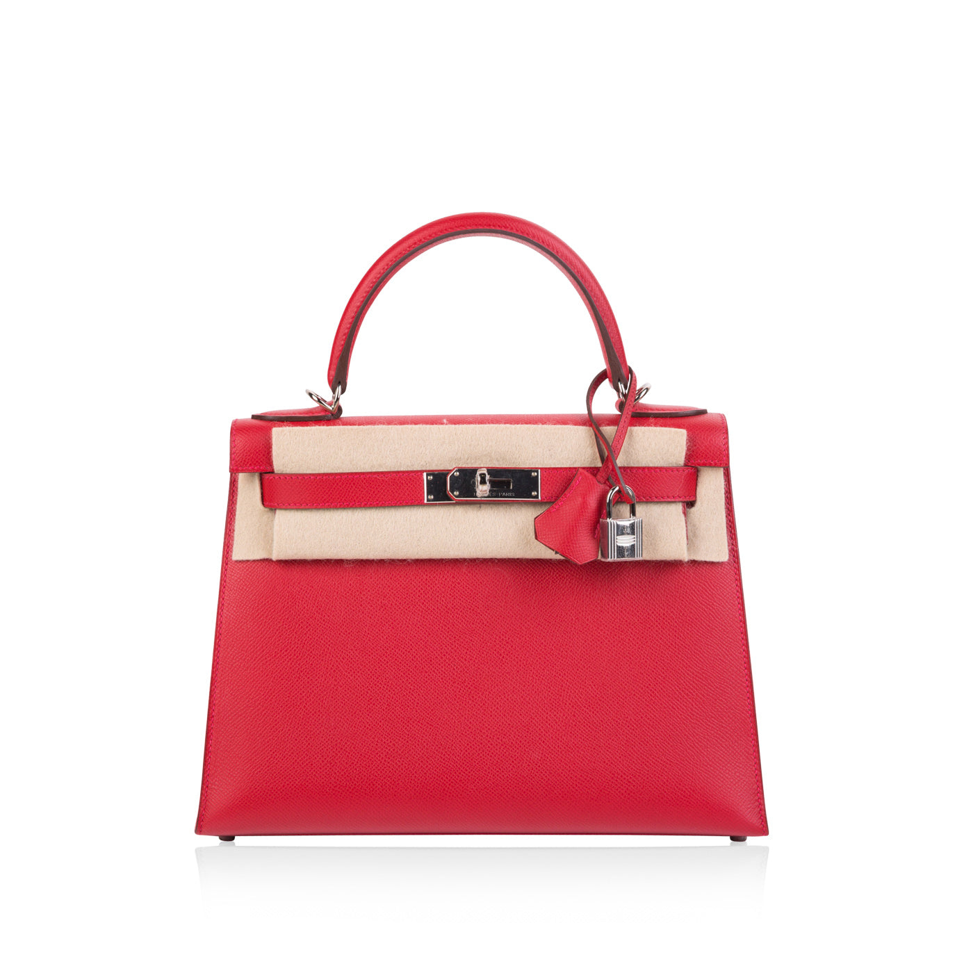 Hermès Kelly Sellier Rouge Casaque - Designer WishBags