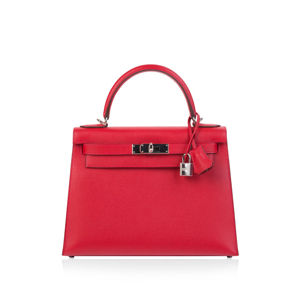 Hermes Kelly 28 Sellier Rouge Casaque Epsom Gold Hardware #T - Vendome  Monte Carlo