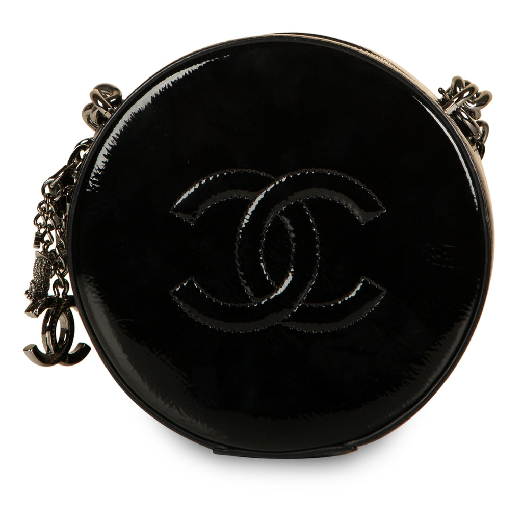 Chanel Black Round Bag