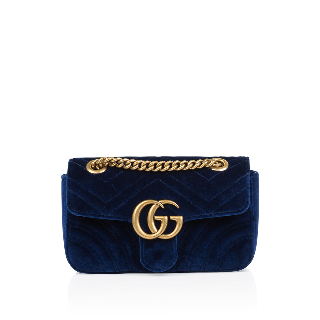 GG Marmont Velvet Mini Handbag