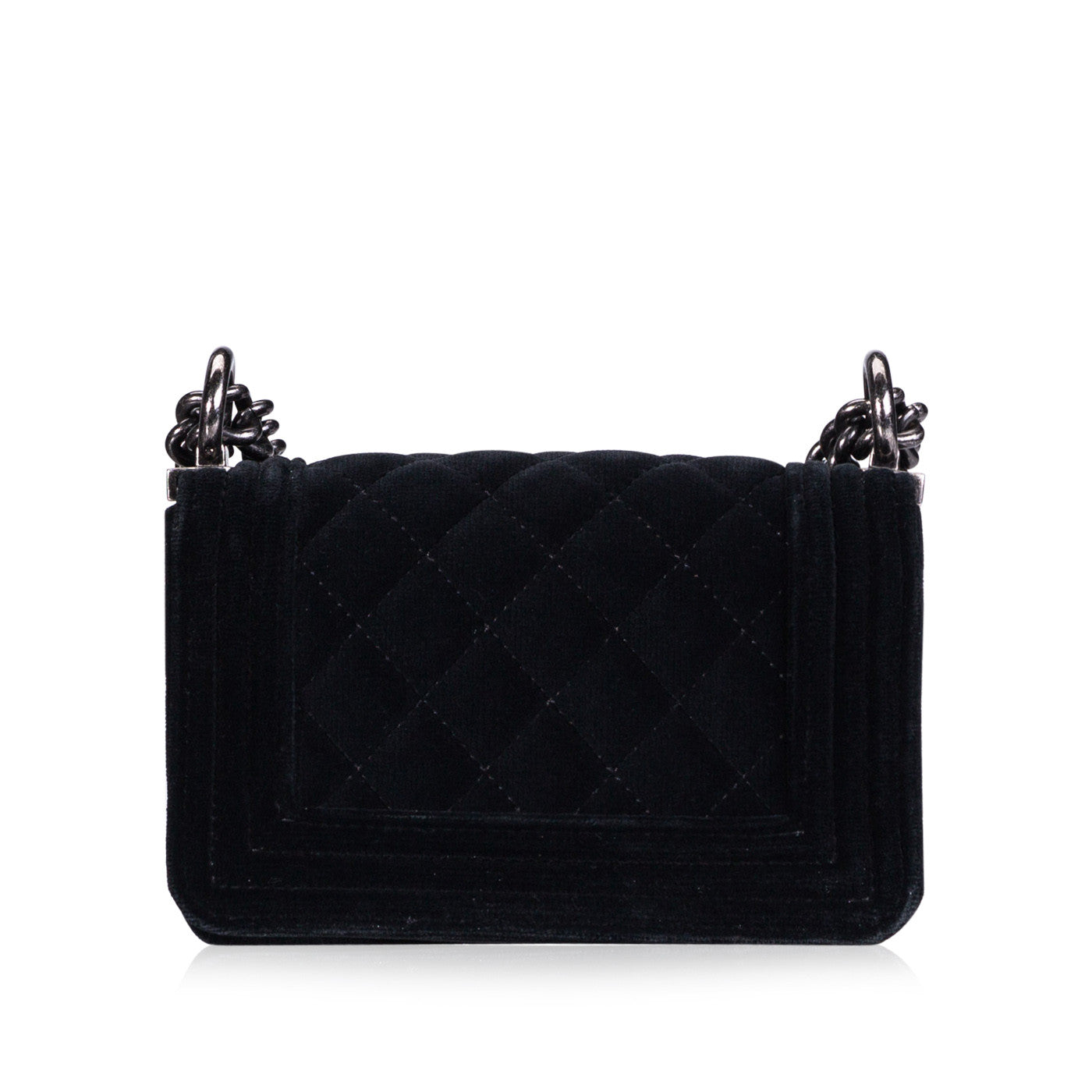 2.55 velvet mini bag Chanel Black in Velvet - 30554633