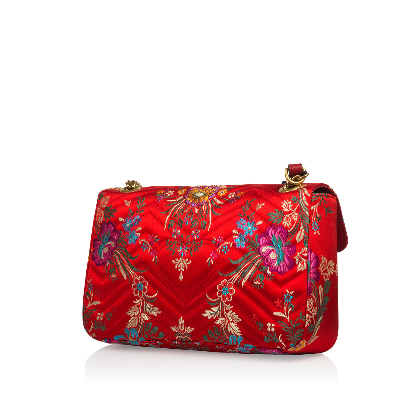 GG Marmont Floral-Jacquard Bag