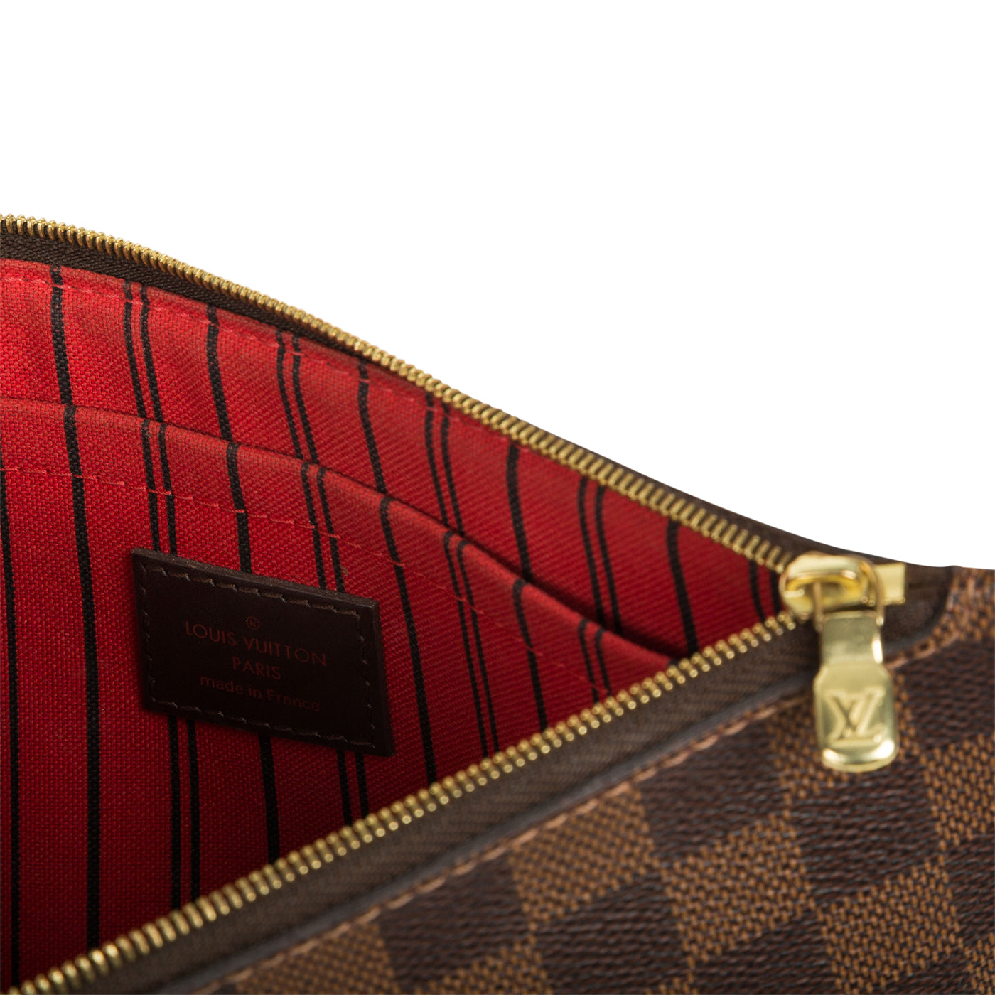 Damier Ebene Neverfull Pouch