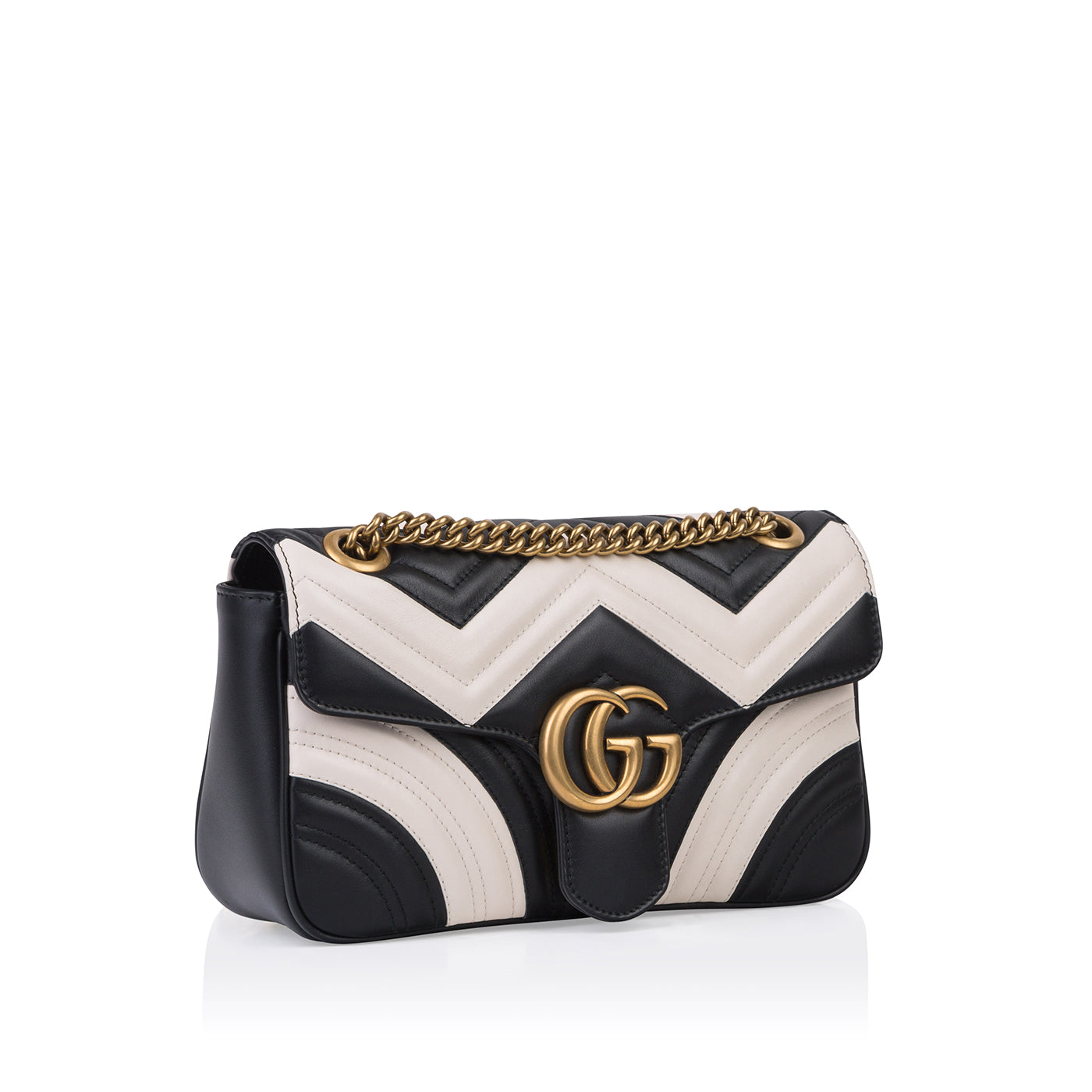 Black and white gucci marmont Clearance